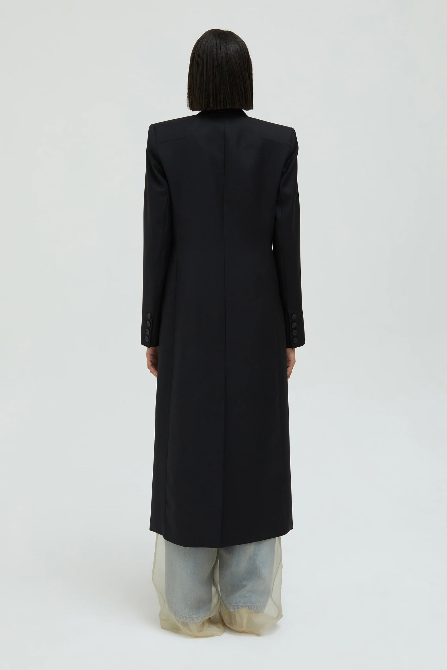 Christopher Esber Talus Tailored Coat in Black available at The New Trend Australia.