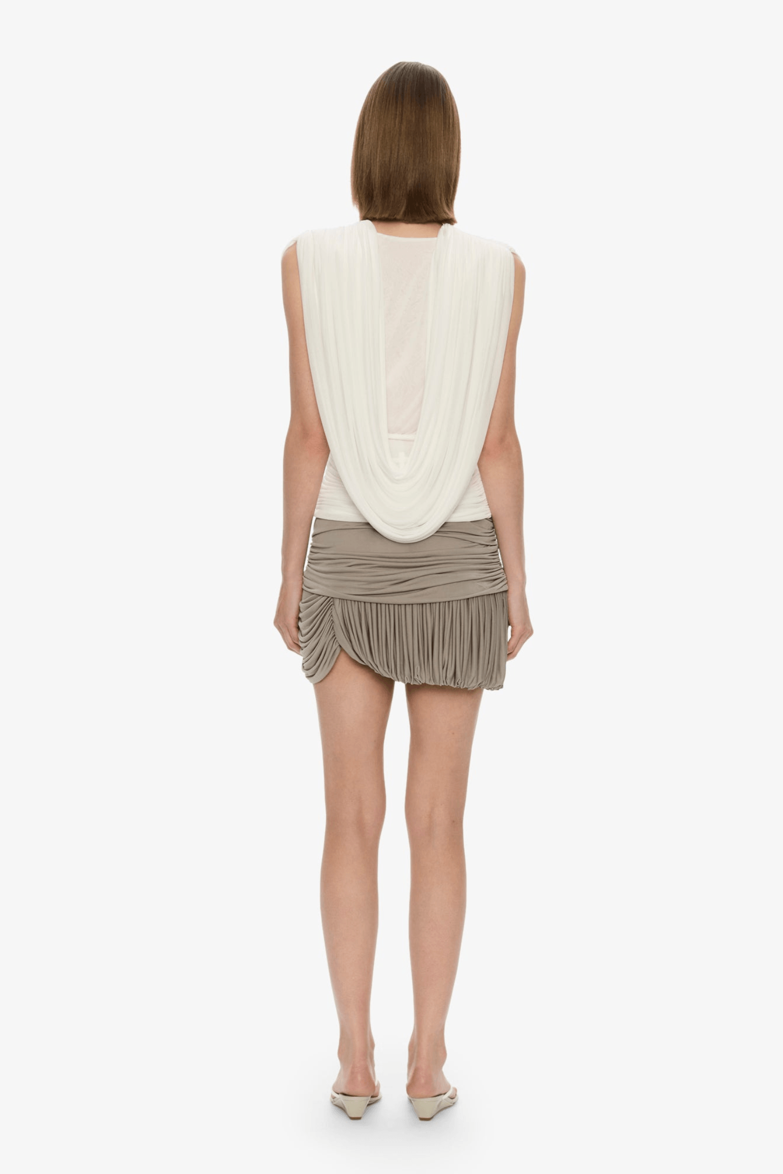 CHRISTOPHER ESBER BEACH GLASS BUBBLE MINI SKIRT | THE NEW TREND