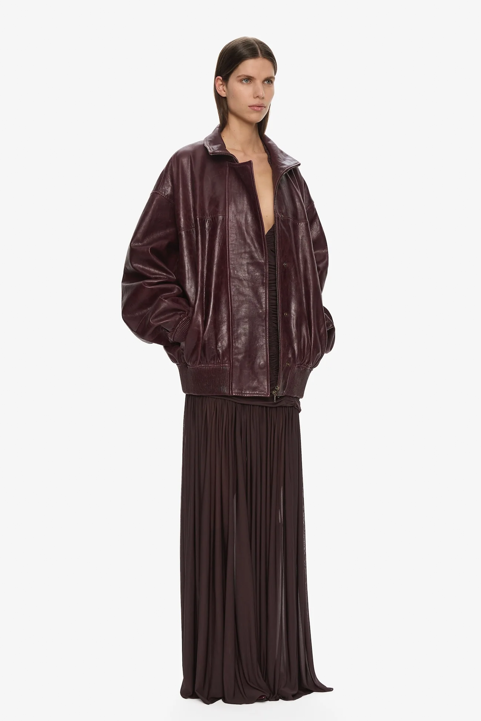 CHRISTOPHER ESBER DEVON LEATHER BOMBER JACKET | THE NEW TREND