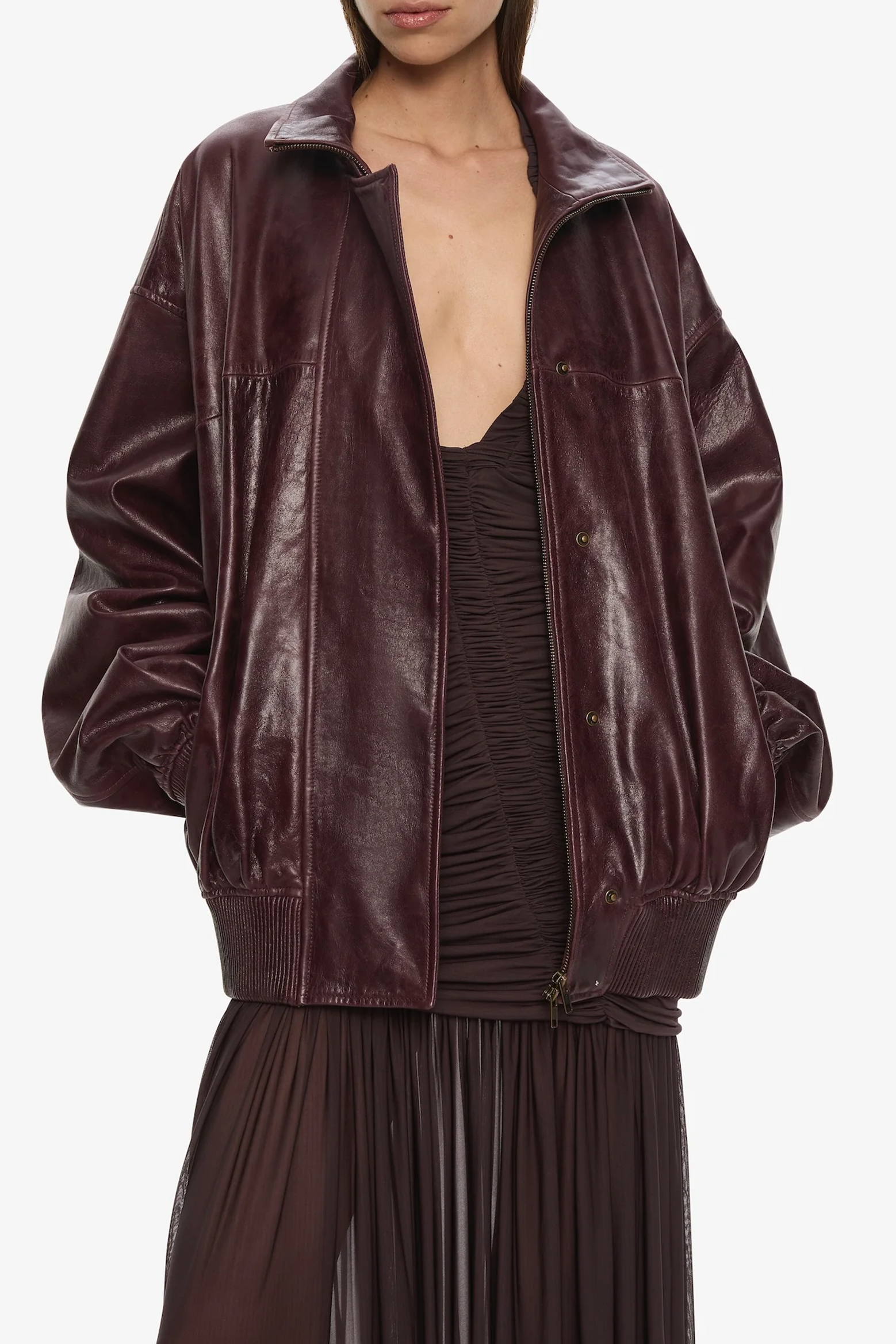 CHRISTOPHER ESBER DEVON LEATHER BOMBER JACKET | THE NEW TREND