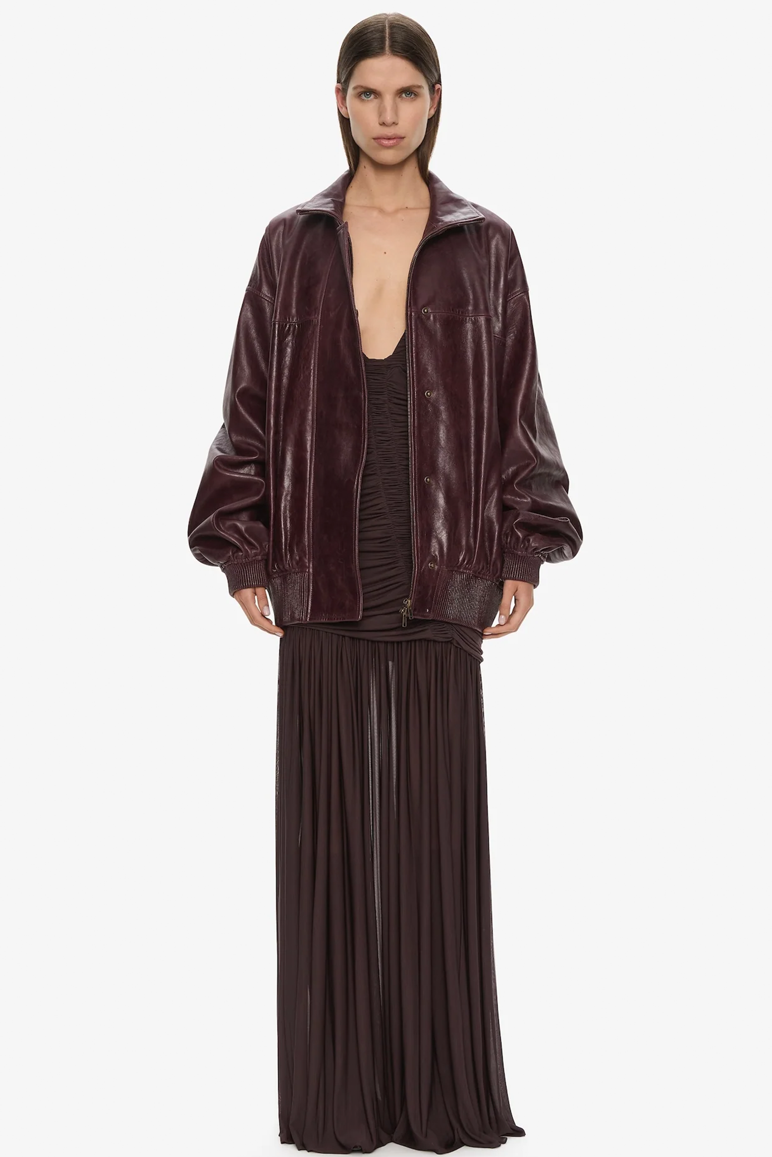 CHRISTOPHER ESBER DEVON LEATHER BOMBER JACKET | THE NEW TREND