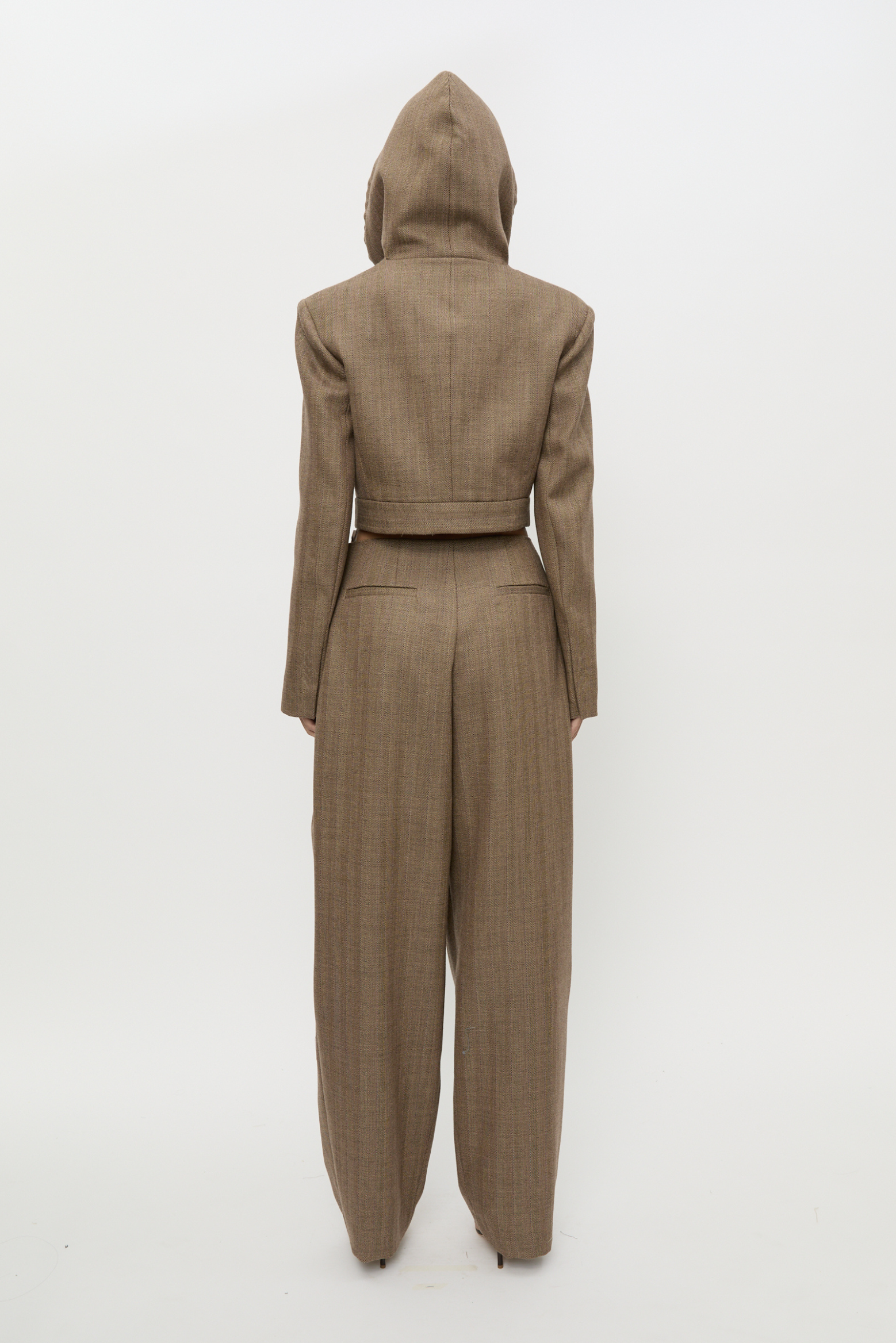 PLINTH HERRINGBONE TROUSER