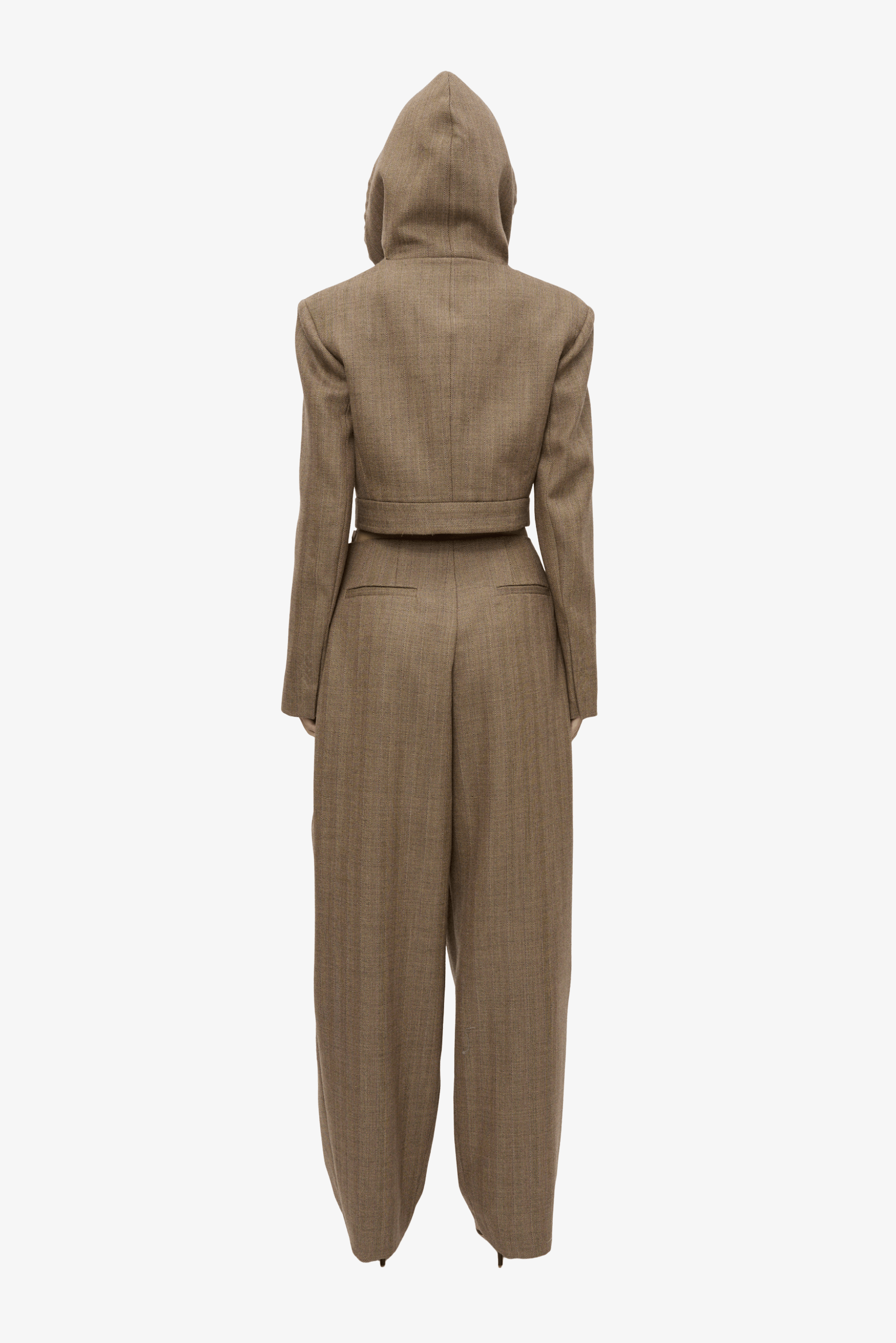 PLINTH HERRINGBONE HOODIE