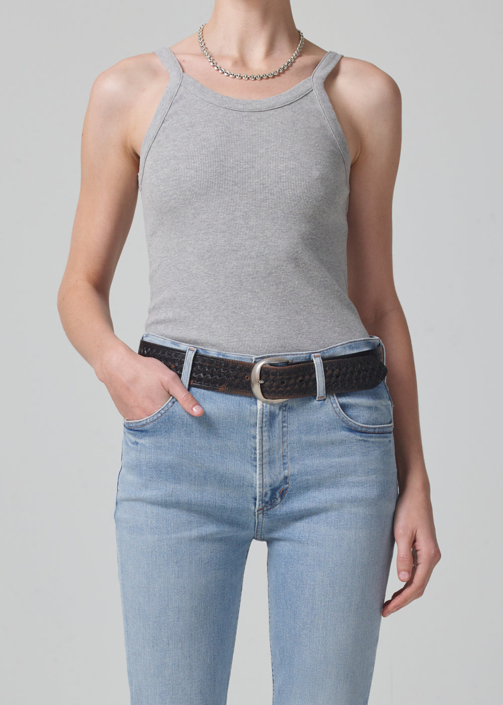 Citizens Of Humanity Katia Tank in Heather Grey available at TNT The New Trend Australia