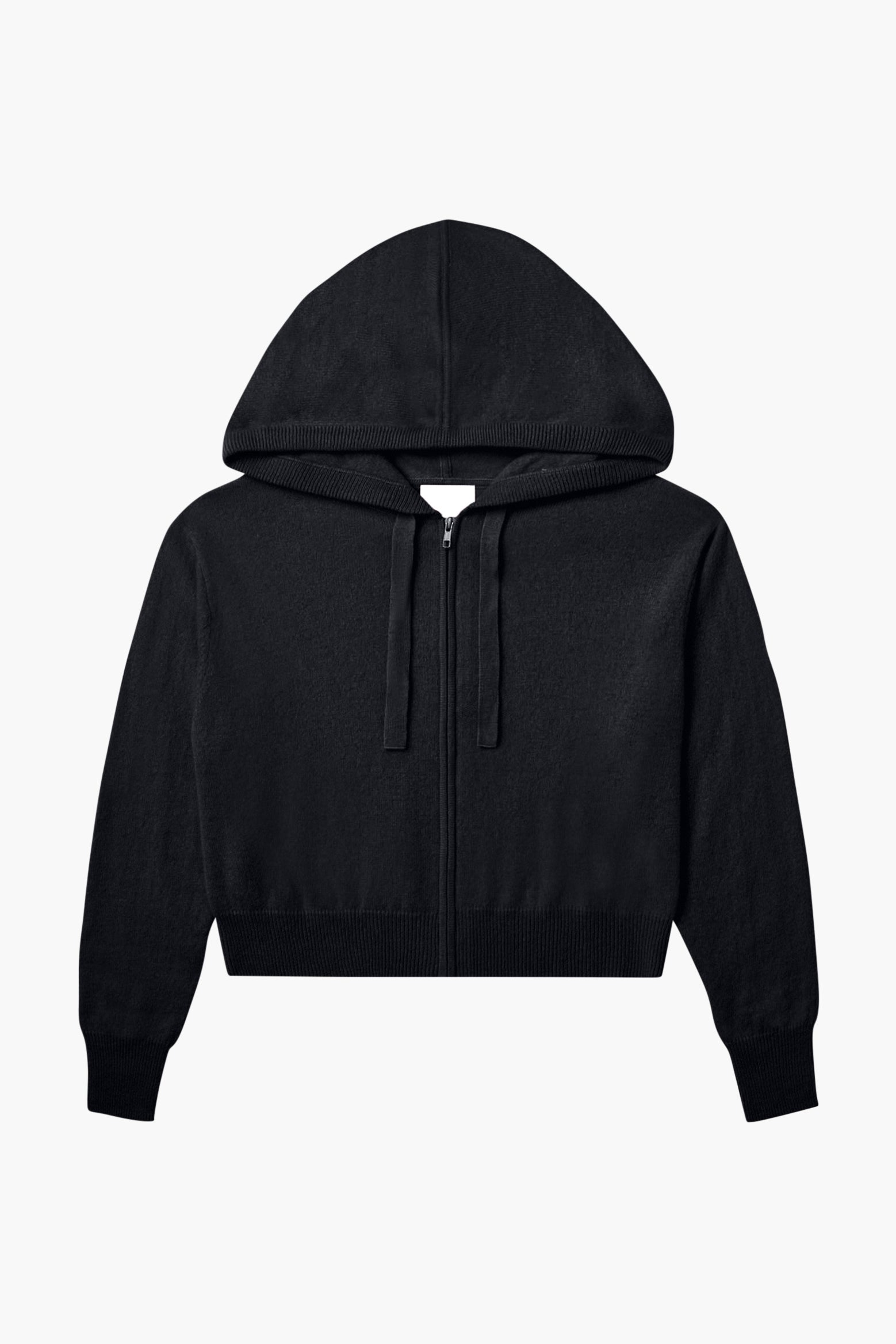 Crush Cashmere Elsie Zip Hoodie in Black available at TNT The New Trend Australia. Free shipping on orders over $300 AUD.