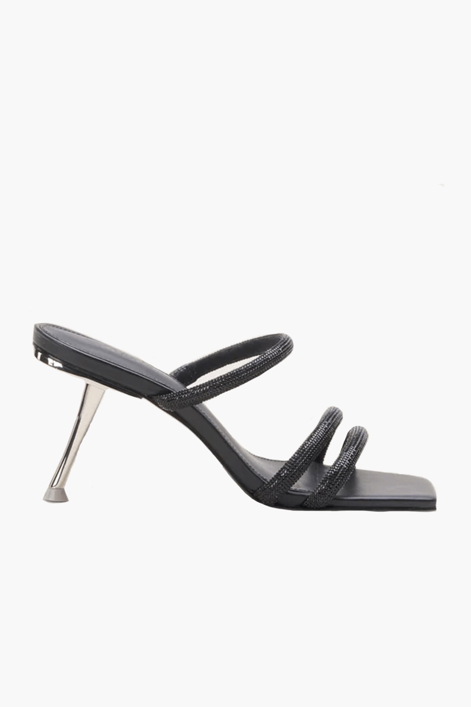 Cult Gaia Anya Sandal in Black available at The New Trend Australia.