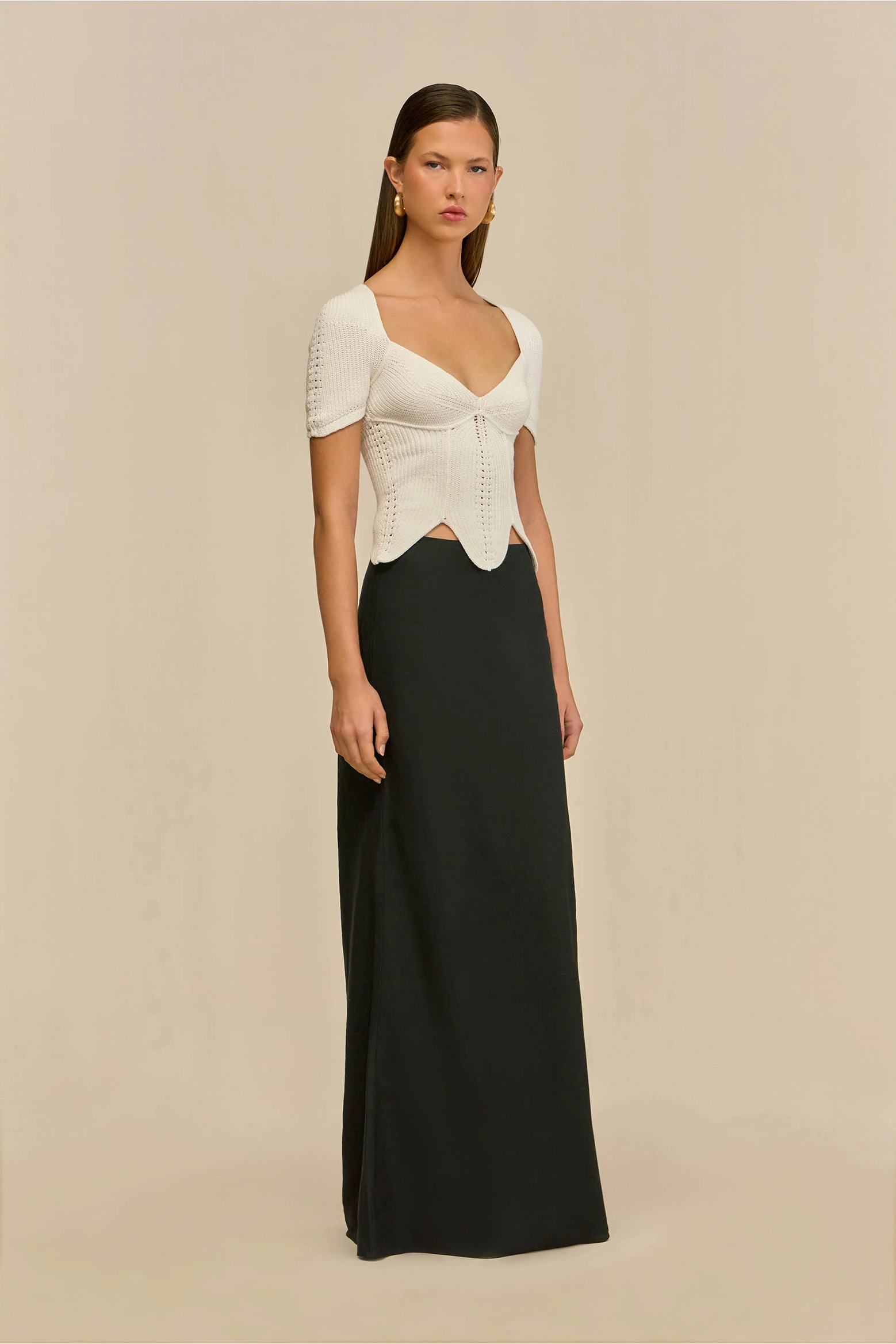 CULT GAIA ELIZA TOP IN OFF WHITE | THE NEW TREND