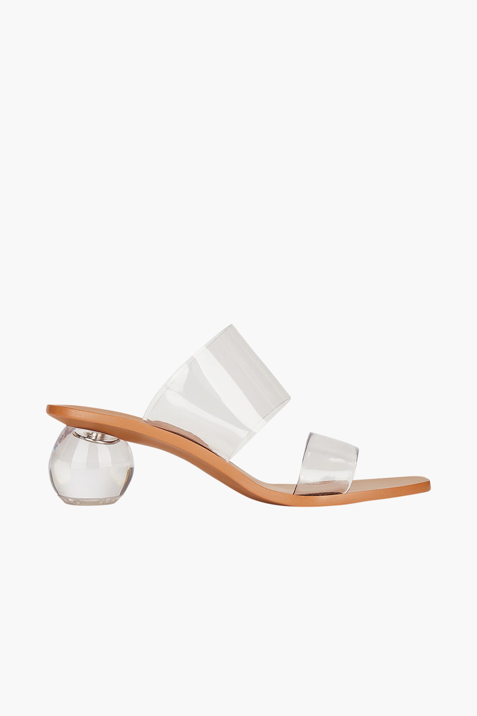 Cult Gaia Jila Sandal in Clear available at The New Trend