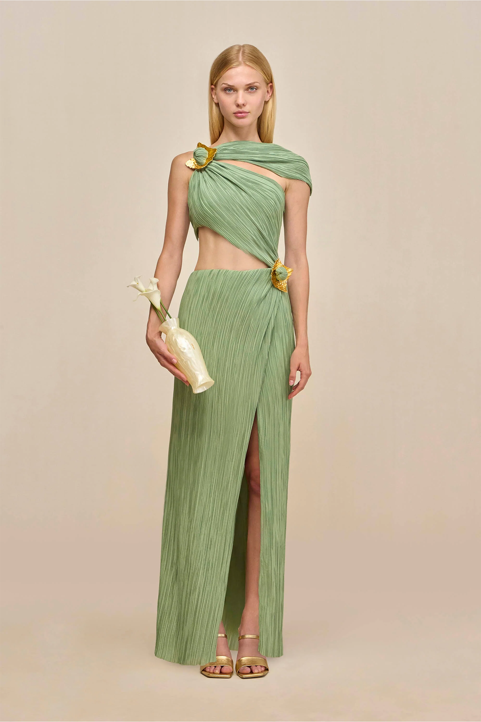 CULT GAIA LOAH DRESS IN MOLDAVITE | THE NEW TREND