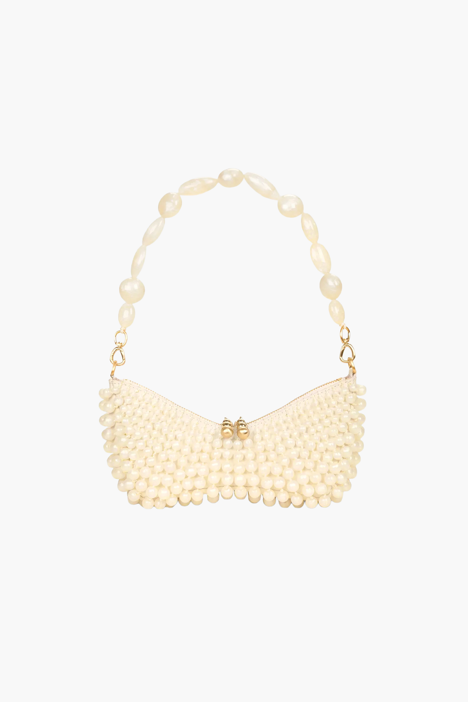 CULT GAIA MERCIER CLUTCH IN IVORY | THE NEW TREND