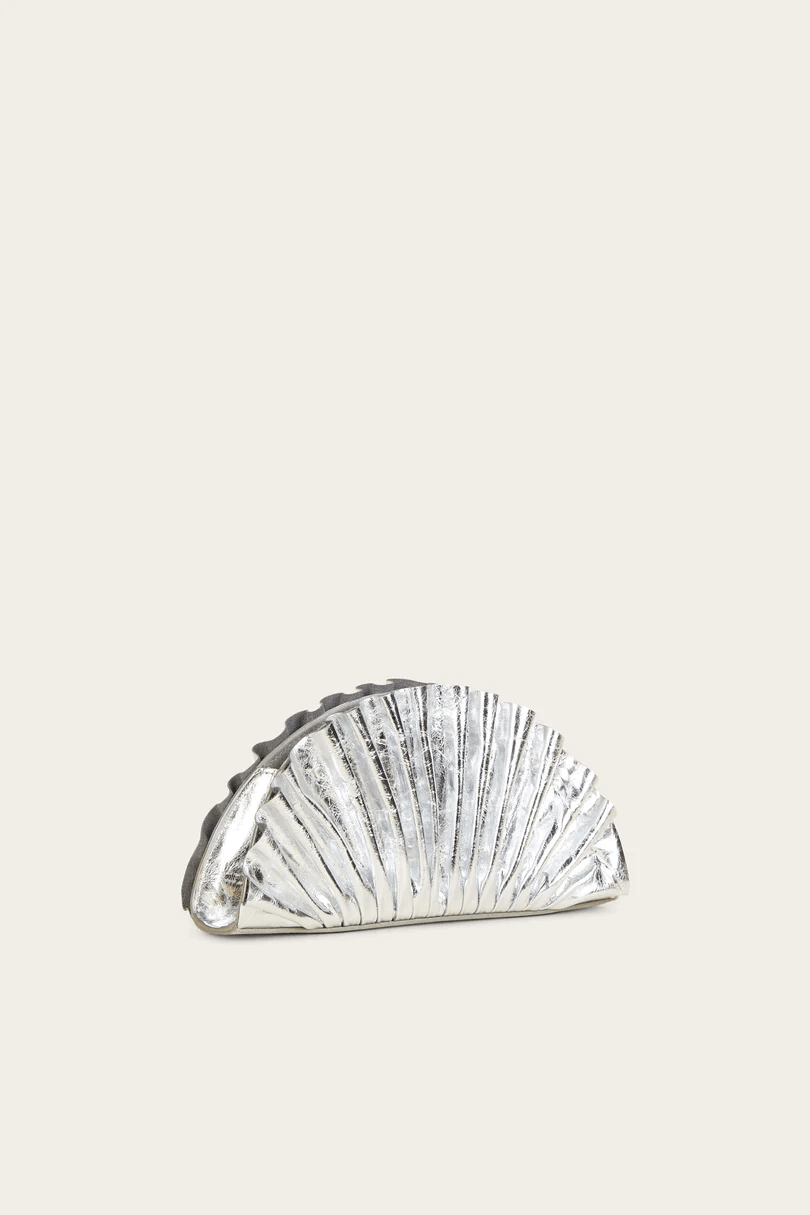 Cult Gaia Nala Mini Clutch in Silver available at The New Trend Australia.