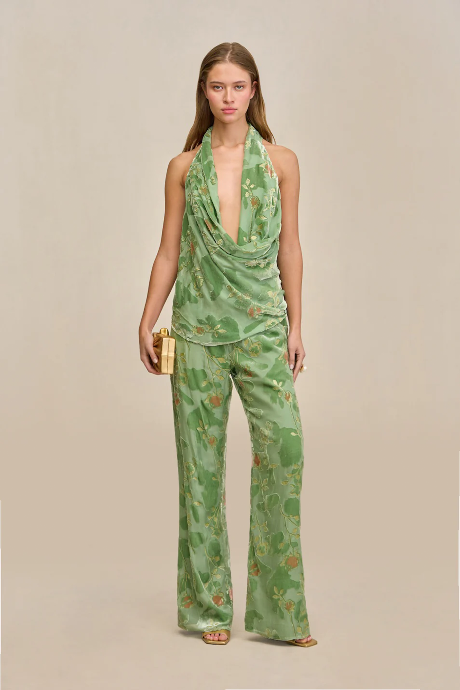 CULT GAIA STACIE PANT IN MOLDAVITE | THE NEW TREND