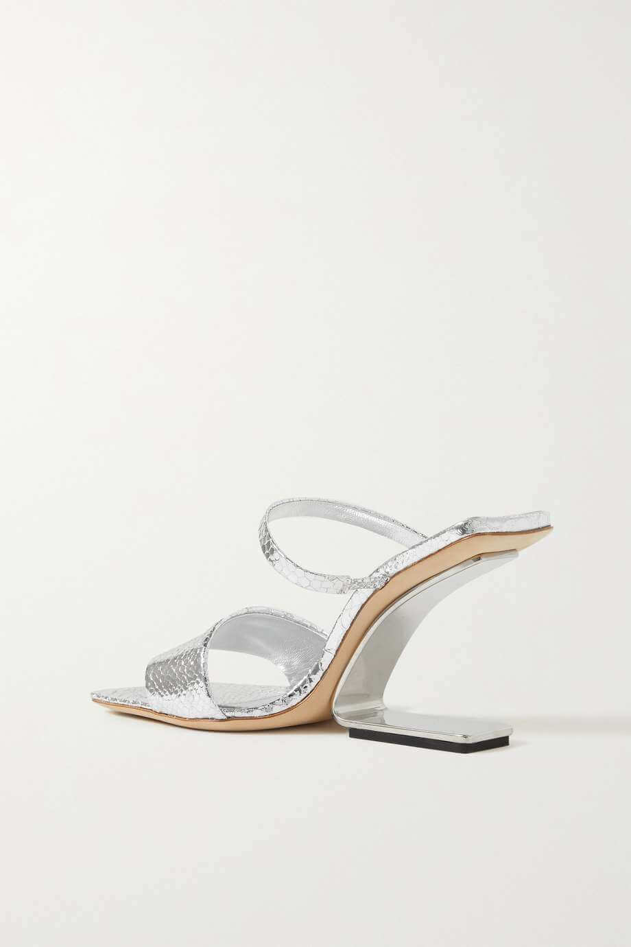Cult Gaia Rene Sandal in Silver available at TNT The New Trend Australia.