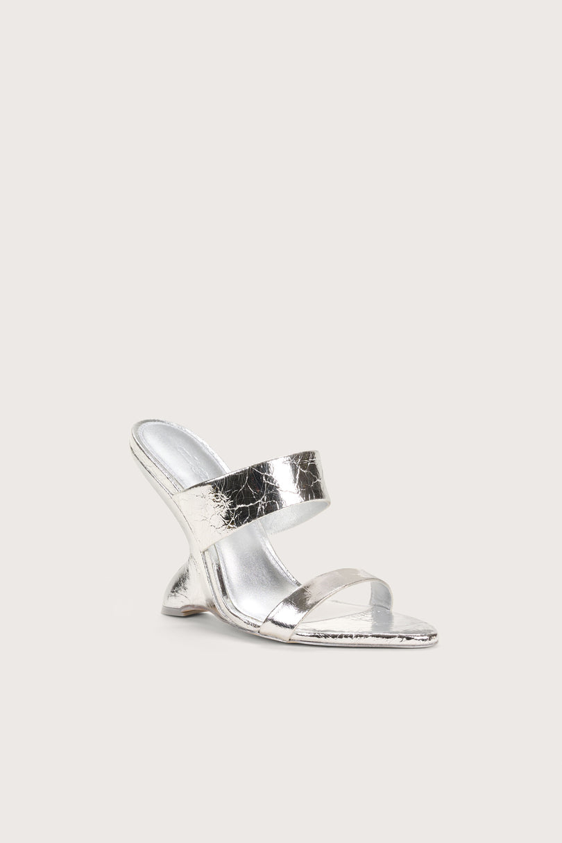 The Cult Gaia Yara Sandal in Silver available at The New Trend Australia