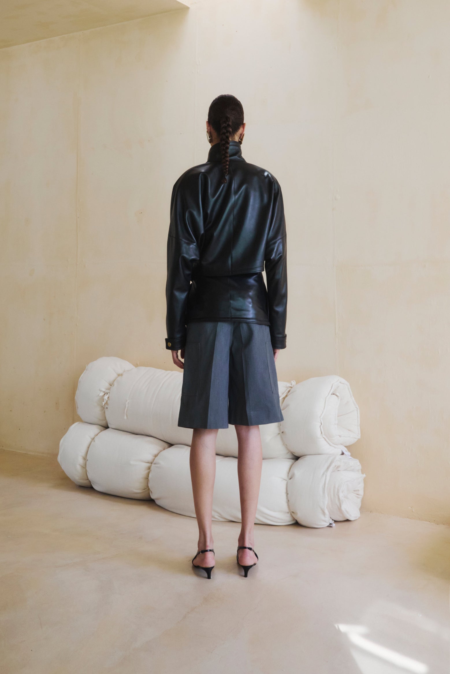 DARKPARK CINDY - PLONGE NAPPA LEATHER JACKET | THE NEW TREND