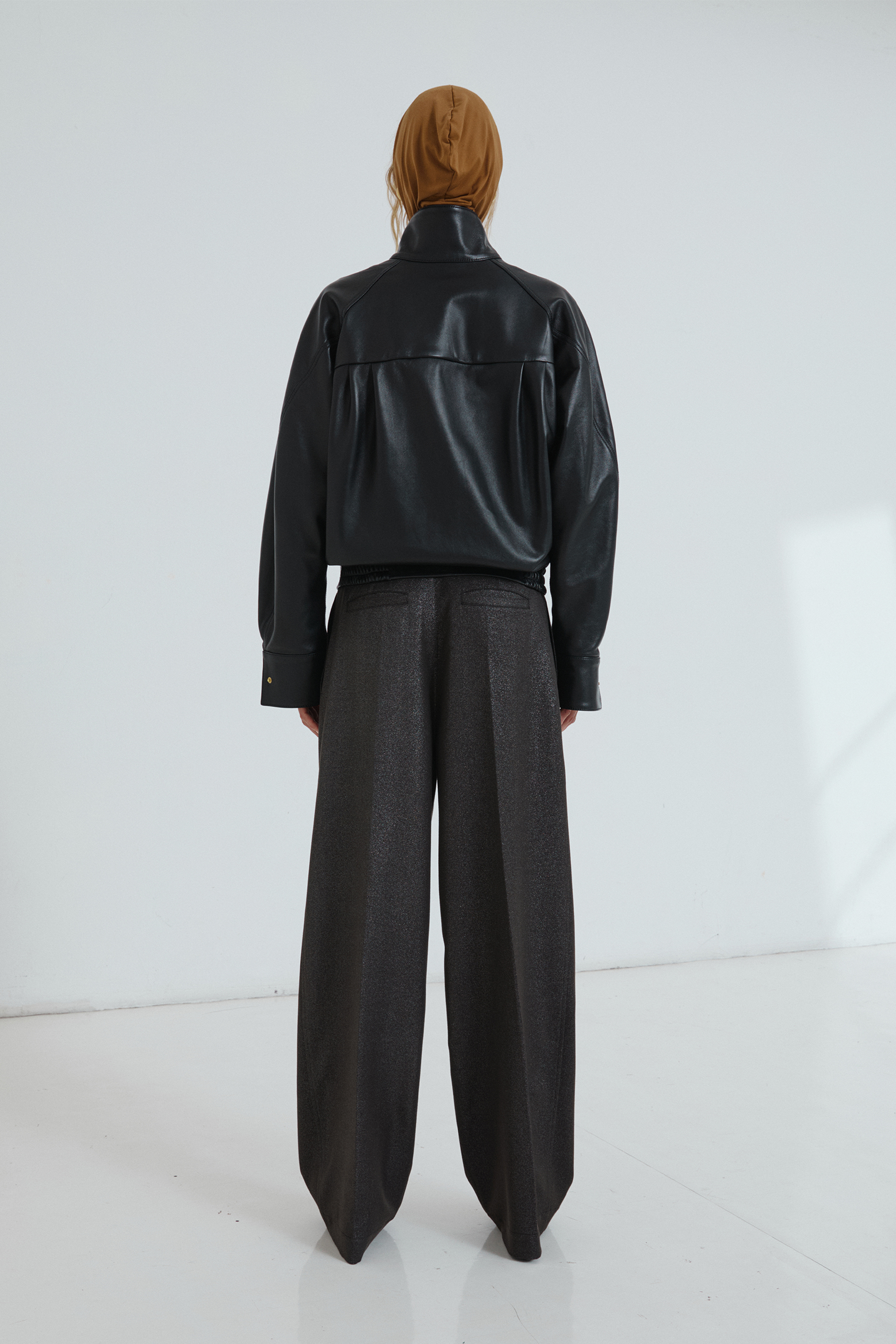 DARKPARK ROBBIE - PLONGE NAPPA LEATHER JACKET IN BLACK | THE NEW TREND