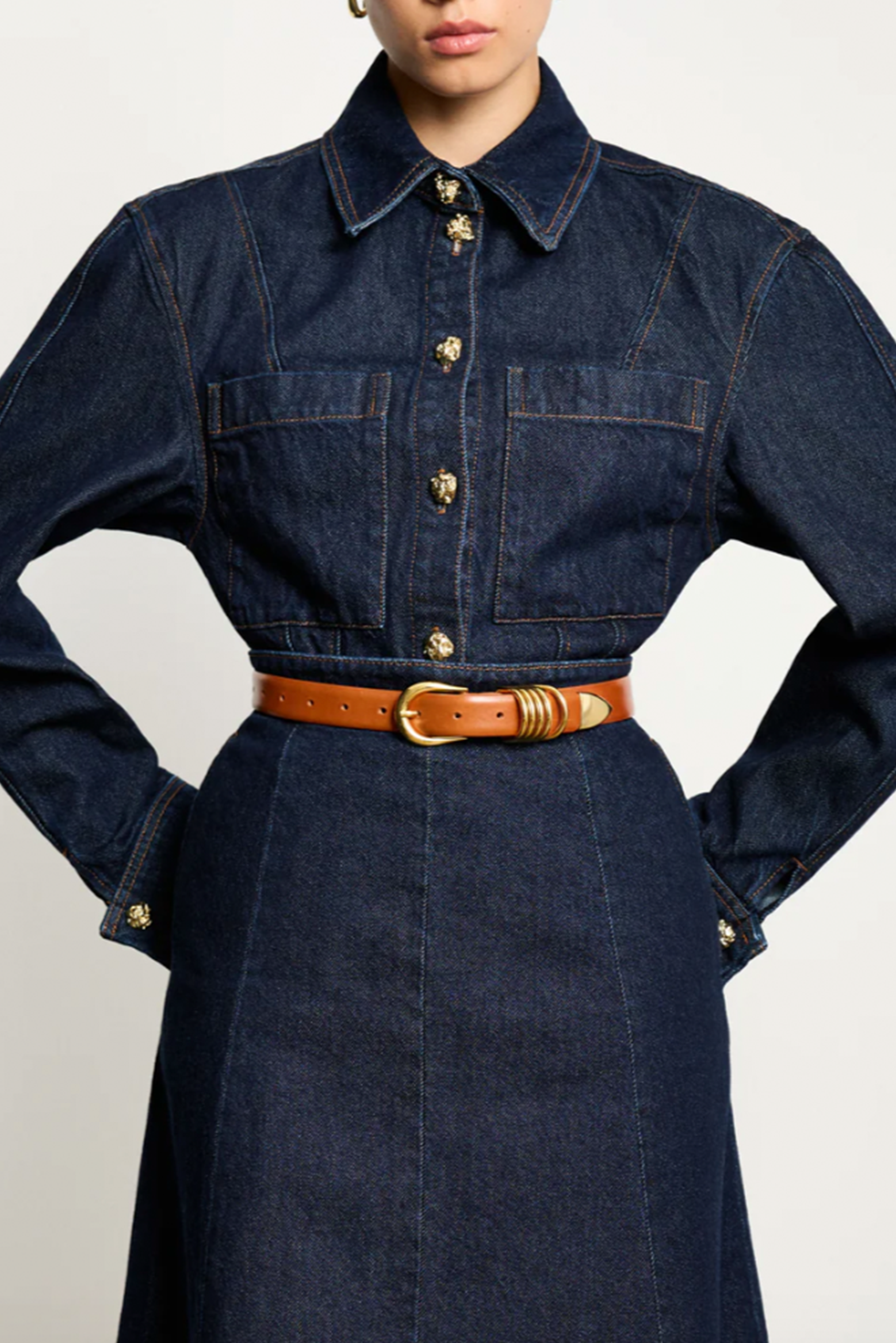 DÉHANCHE HOLLYHOCK GOLD BELT | THE NEW TREND