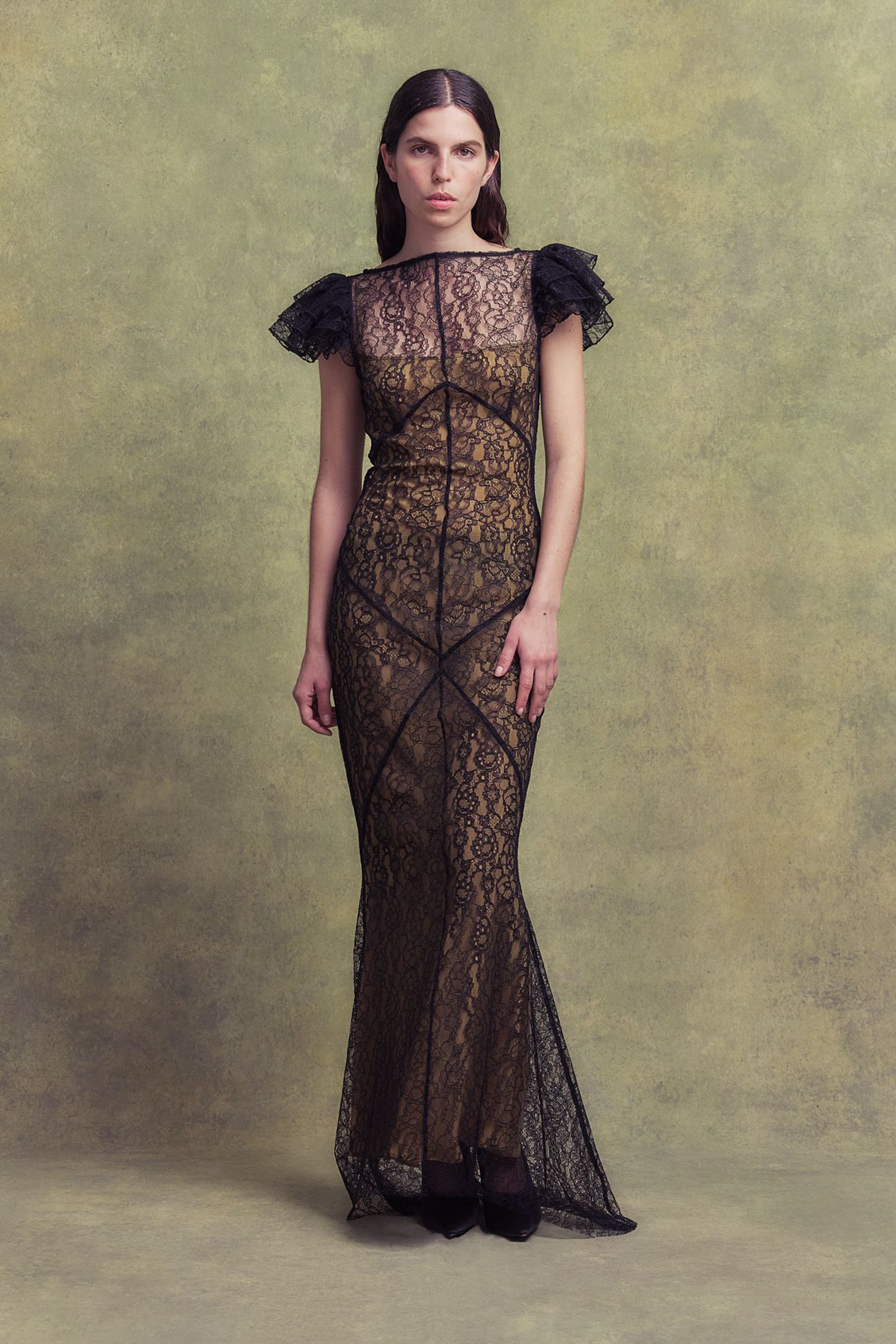 DE LA VALI NEPHELE MAXI DRESS IN BLACK | THE NEW TREND