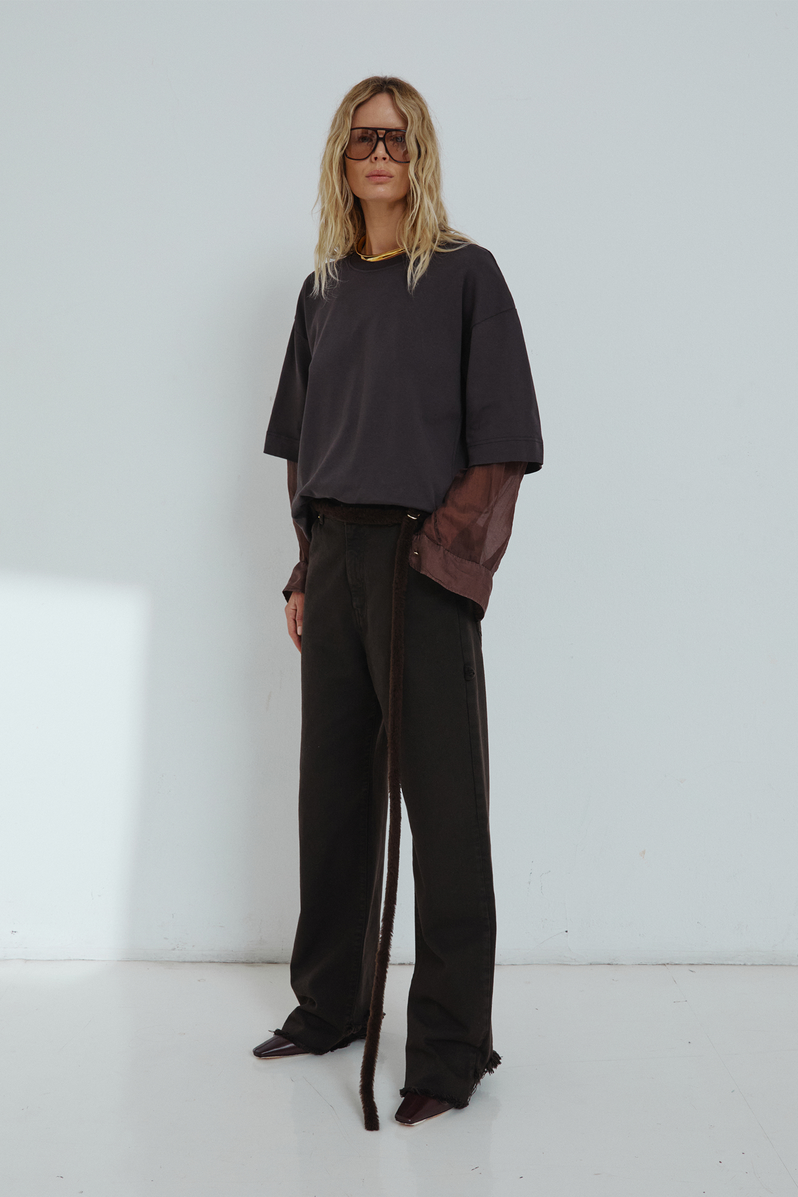 DARKPARK LISA - LOOSE FIT CARPENTER DENIM IN DARK BROWN | THE NEW TREND