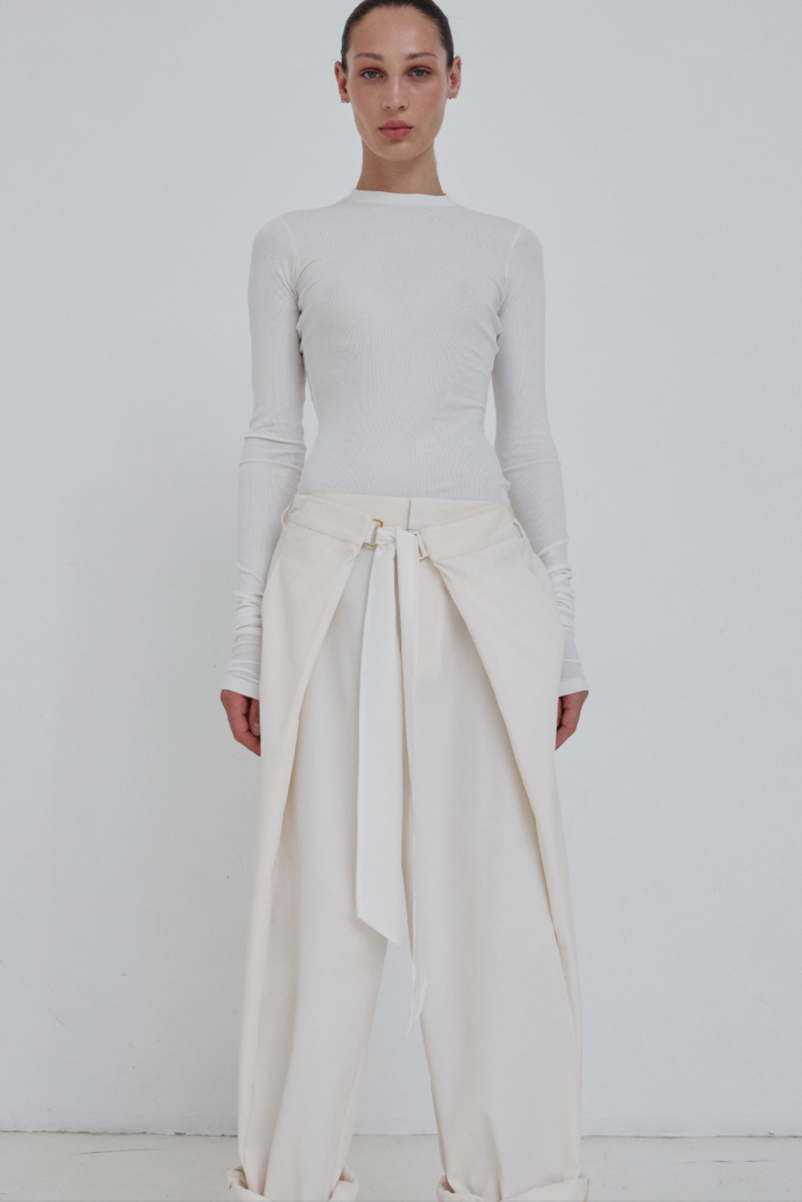 DARKPARK STELLA TIE FRONT PANTS | THE NEW TREND