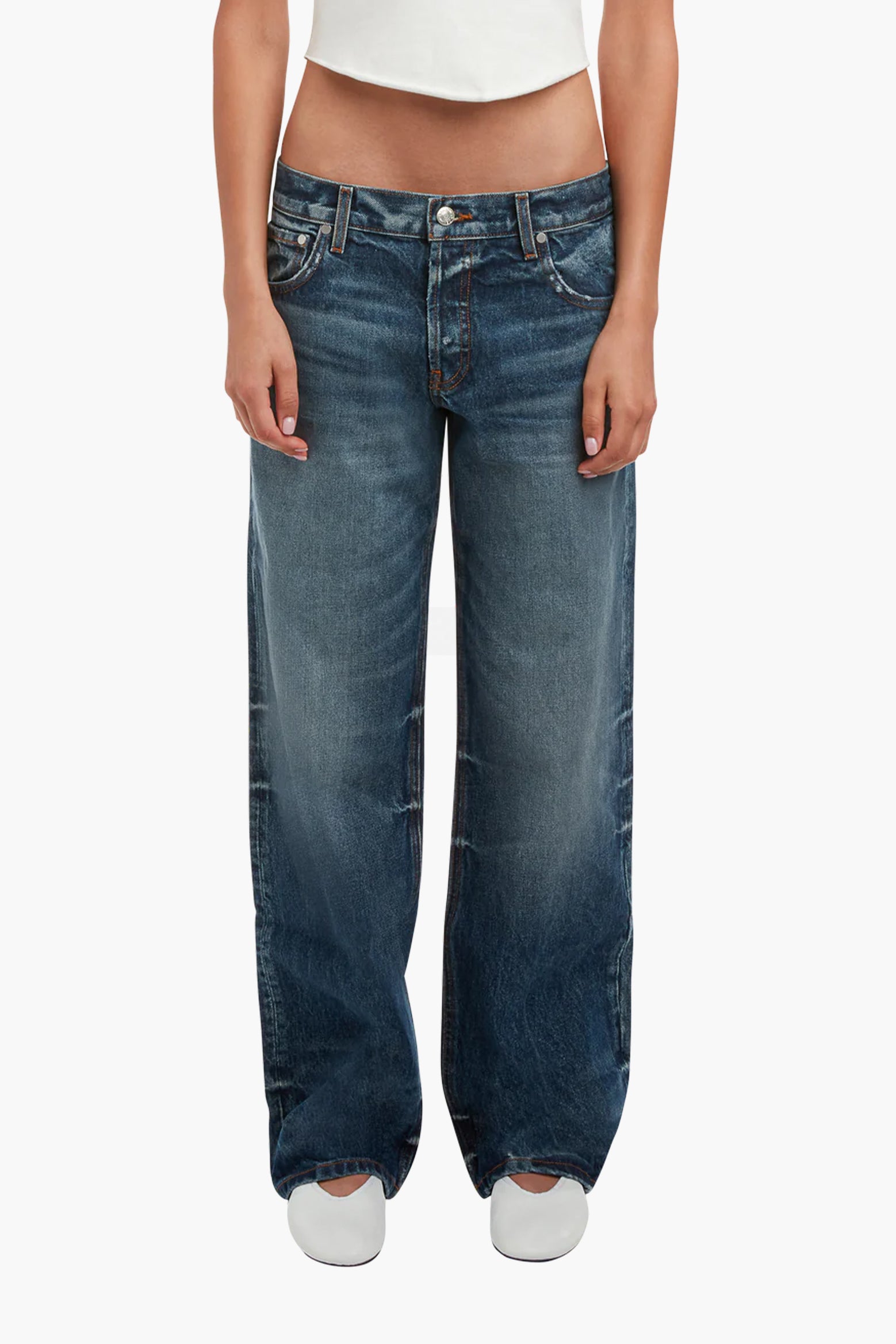 EB Denim Low Rise Baggy Jean in Tommy available at The New Trend Australia.