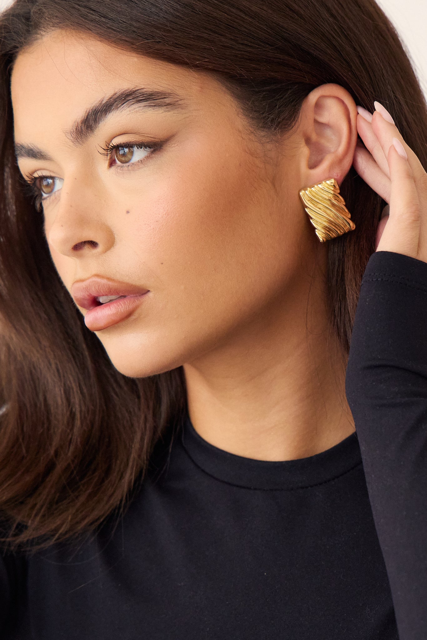 ÉCLATANT Emery Earring in Gold | The New Trend Australia