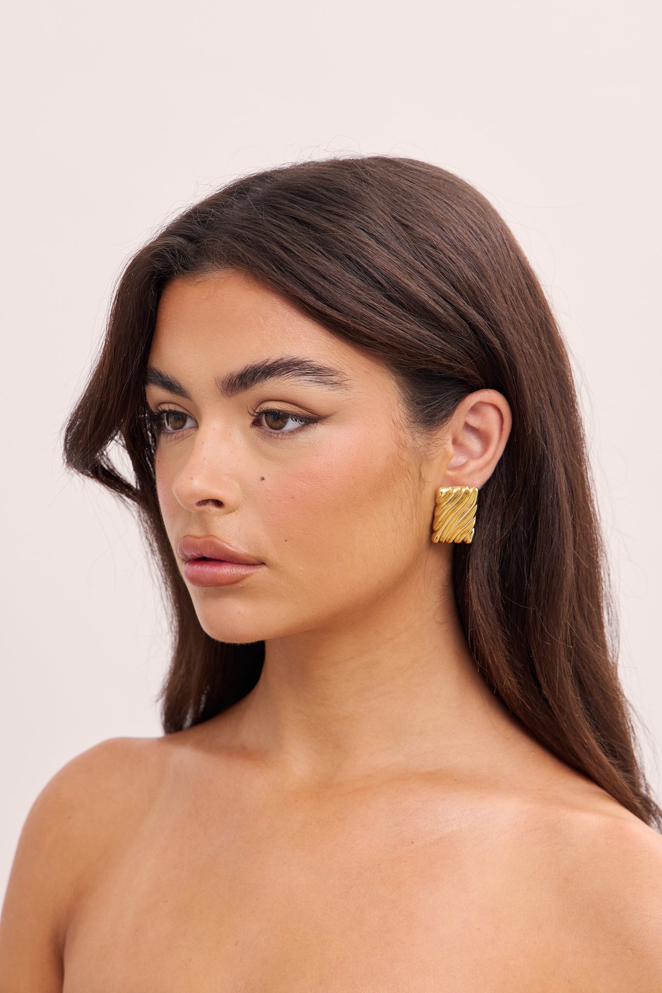 ÉCLATANT Emery Earring in Gold | The New Trend Australia