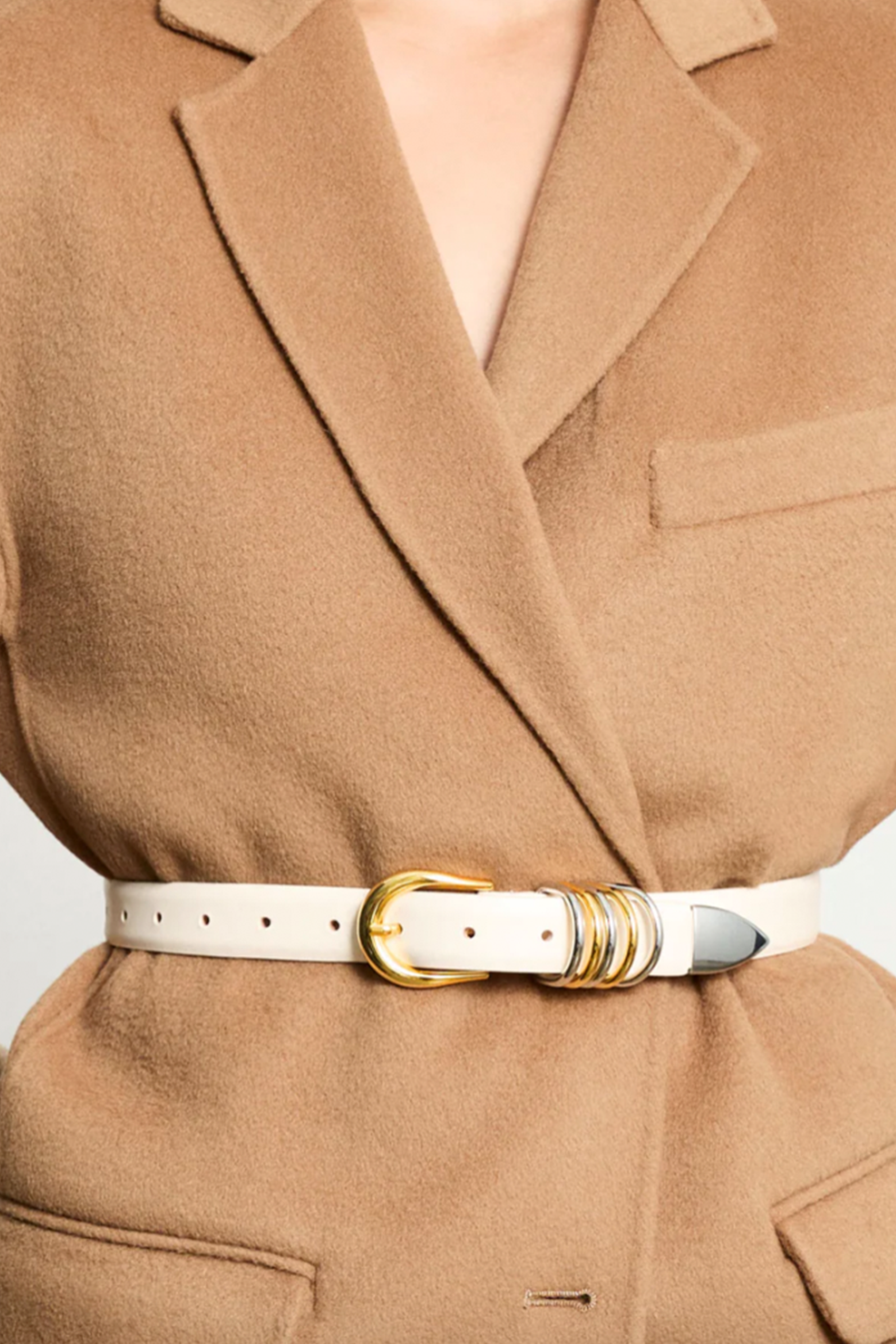 DÉHANCHE HOLLYHOCK MIXED METAL BELT | THE NEW TREND
