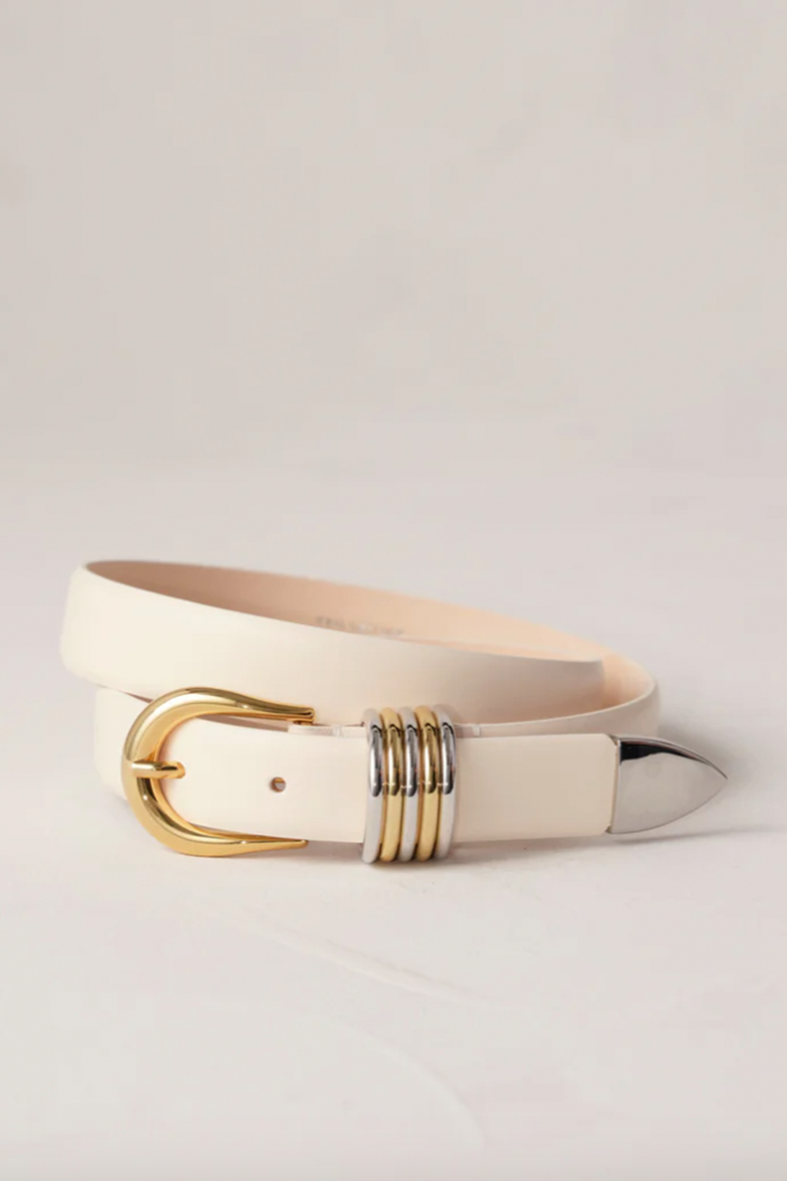 DÉHANCHE HOLLYHOCK MIXED METAL BELT | THE NEW TREND