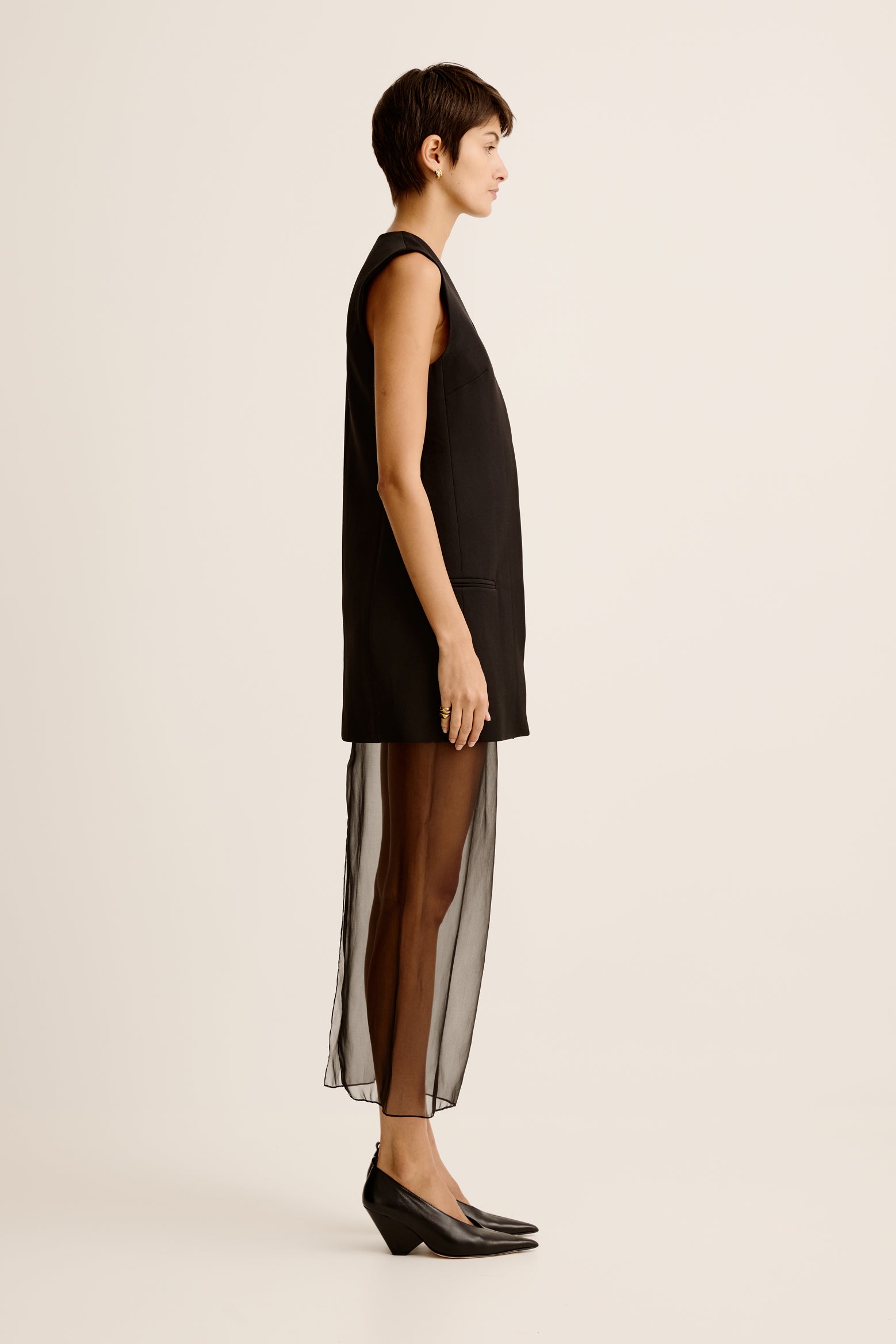 The Esse Aire Column Skirt in Black available at The New Trend Australia