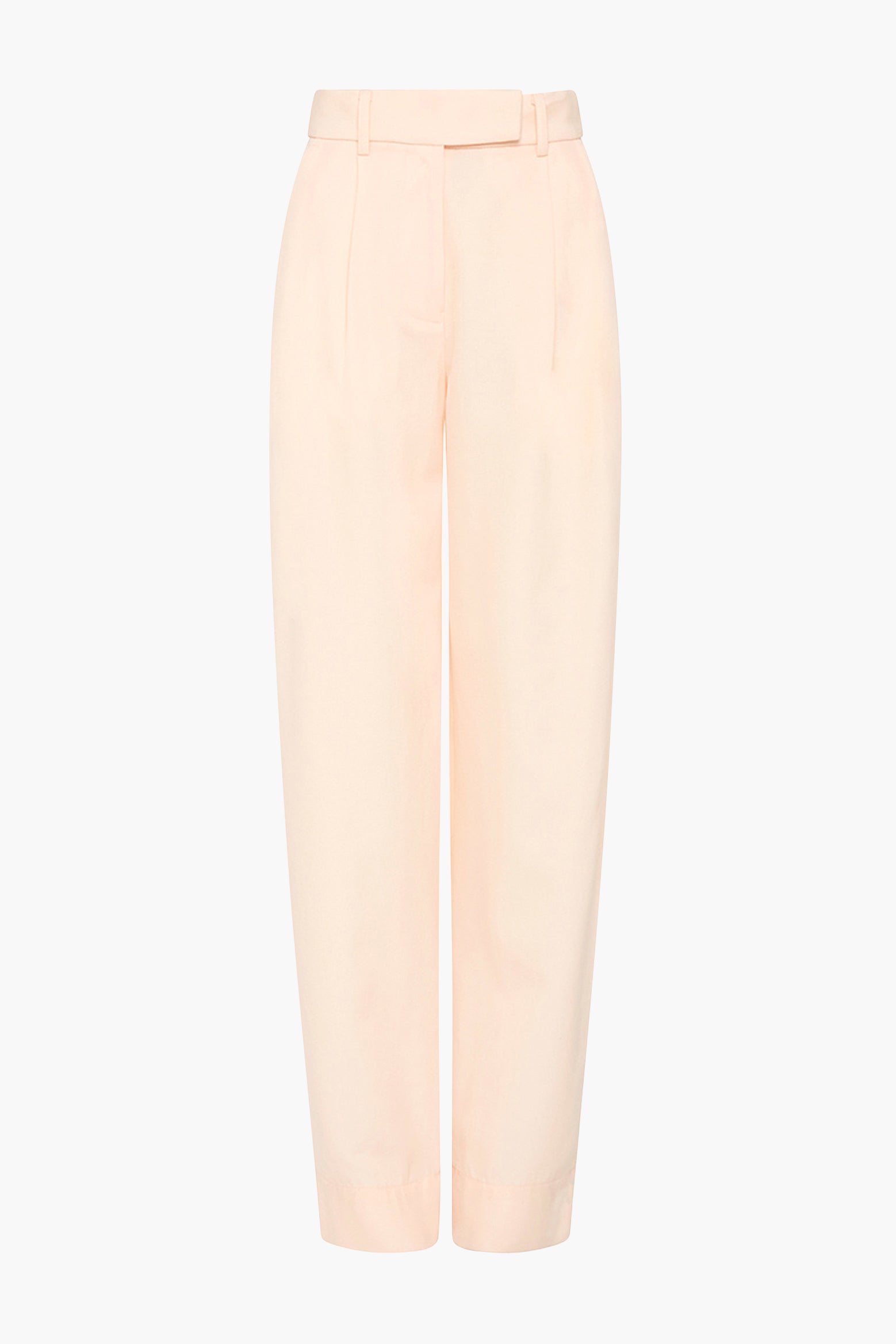 Esse Classico Waist Tailored Trouser in Crema available at TNT The New Trend.