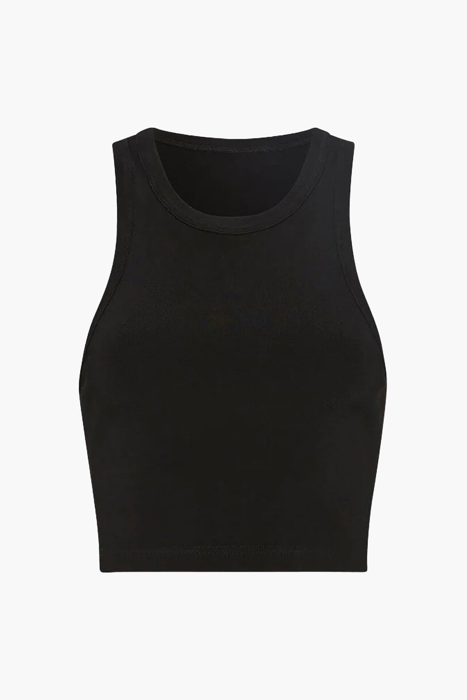 Esse Womens Cropped Tank Top Black | TNT The New Trend