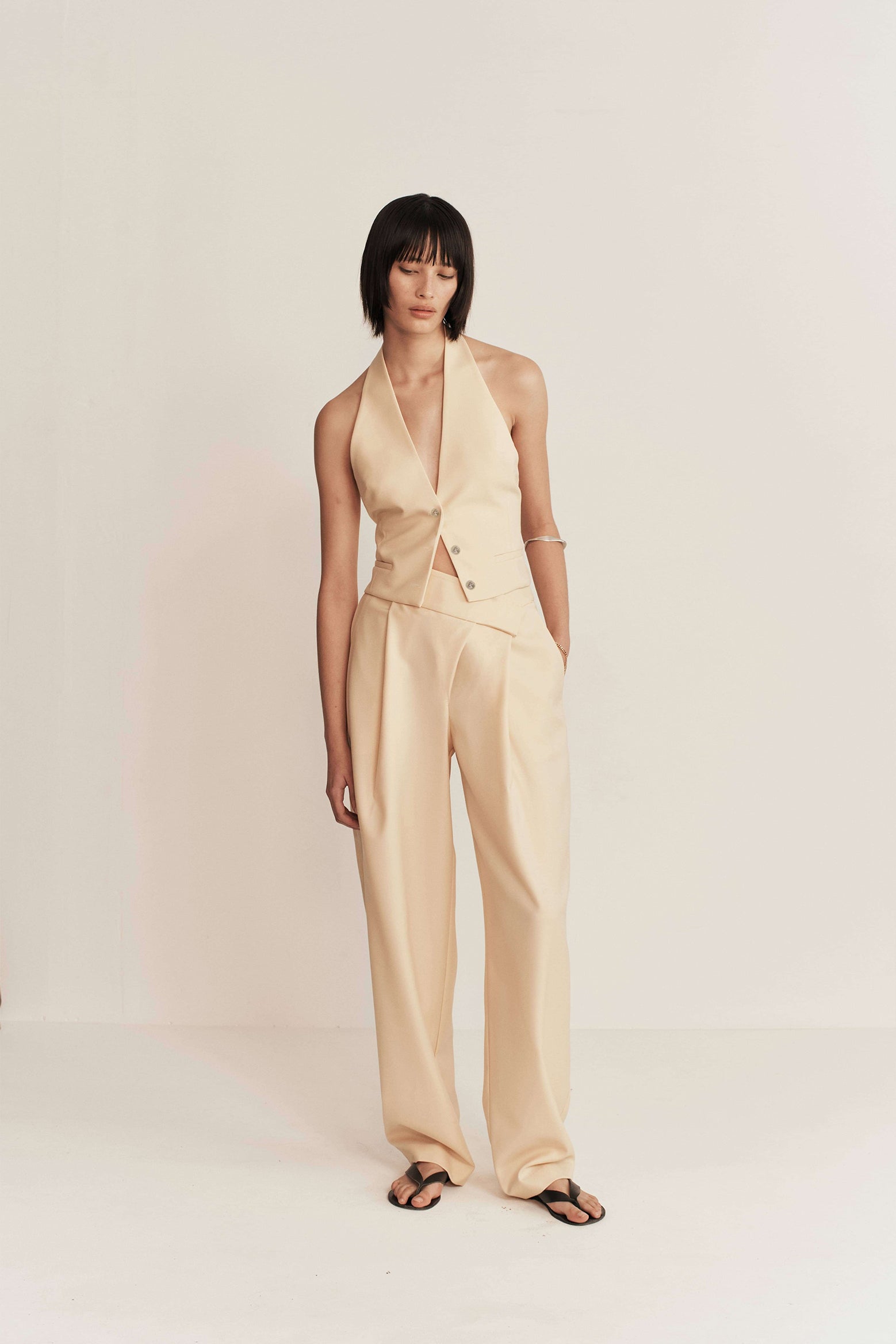 ESSE Delphi Waistcoat in Butter available at The New Trend Australia.
