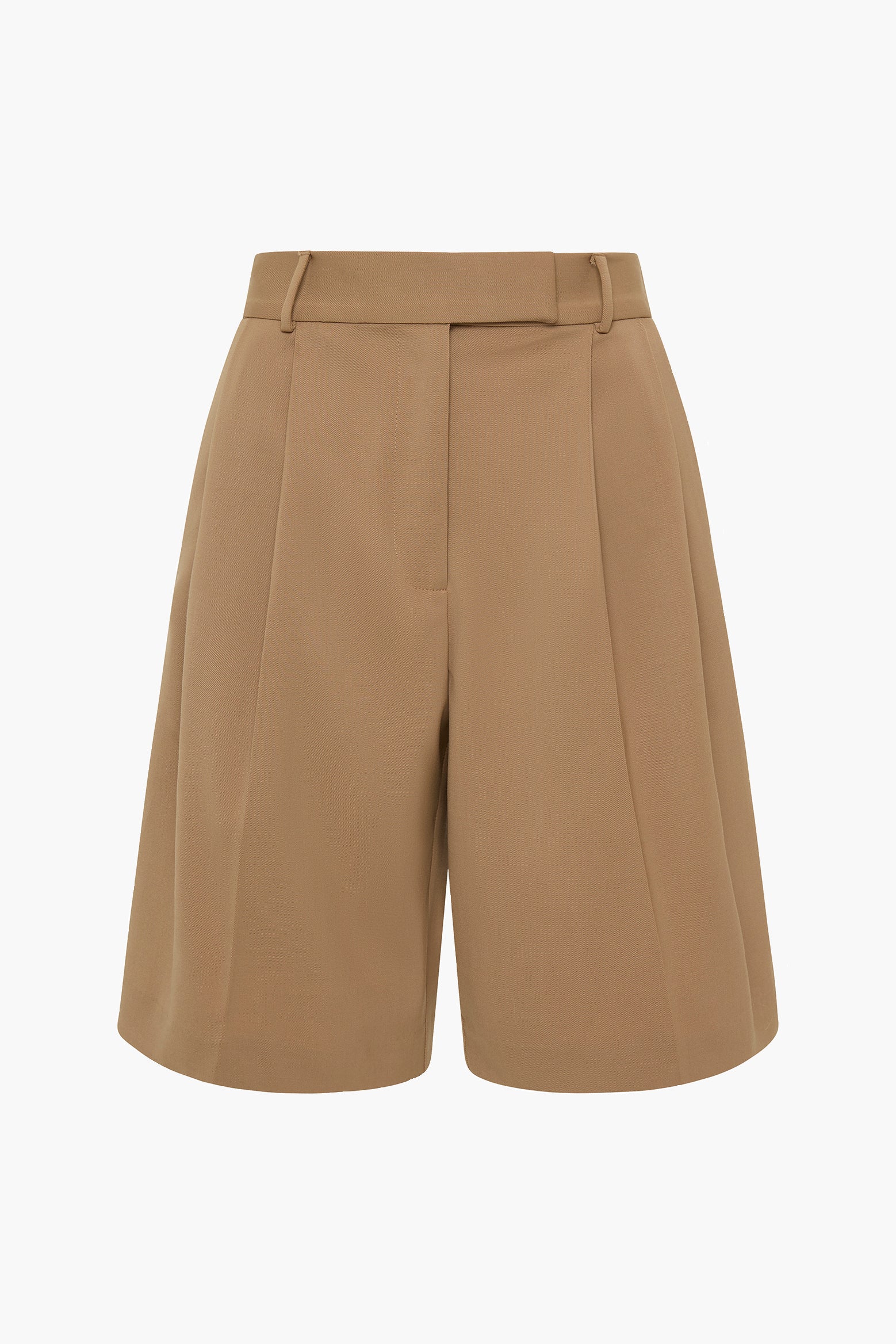 The Esse Nova Tailored Shorts in Camel available at The New Trend Australia