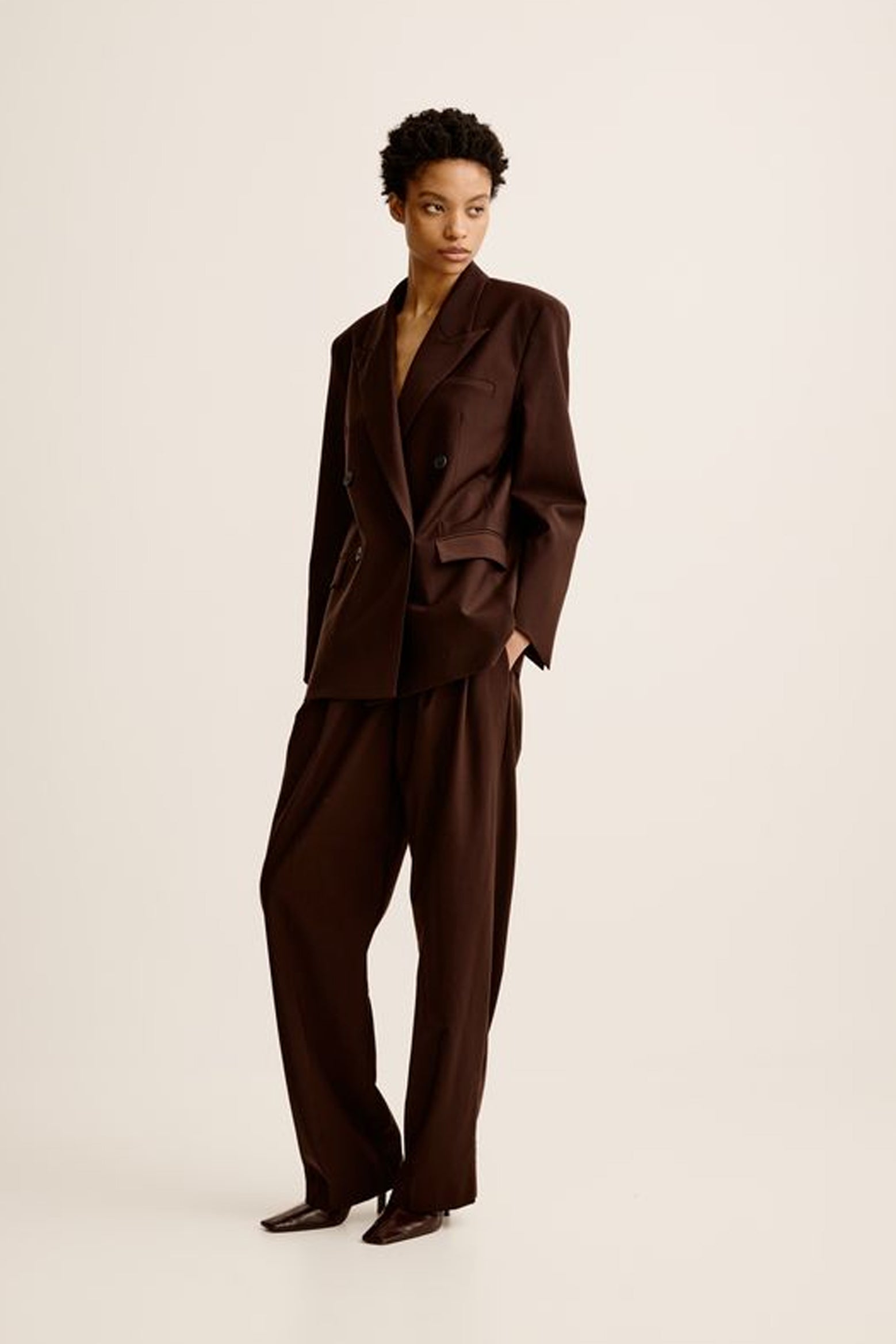 The Esse Onus Blazer in Espresso available at The New Trend Australia