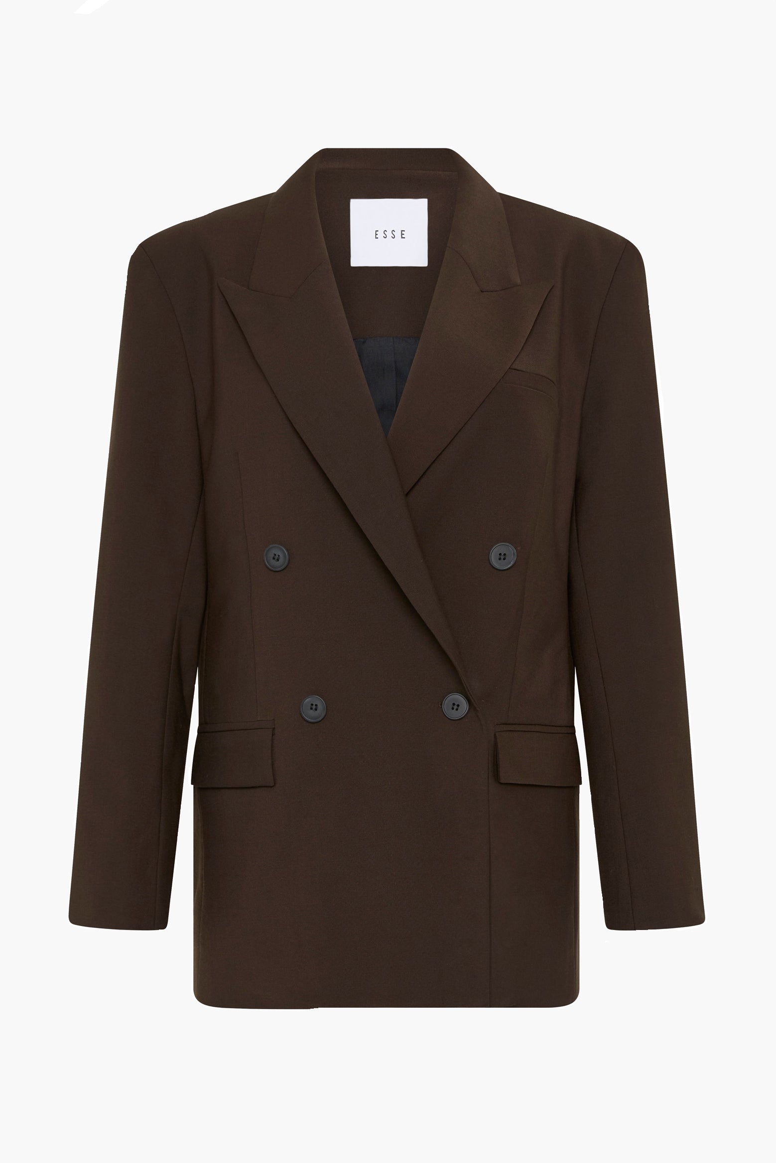 The Esse Onus Blazer in Espresso available at The New Trend Australia