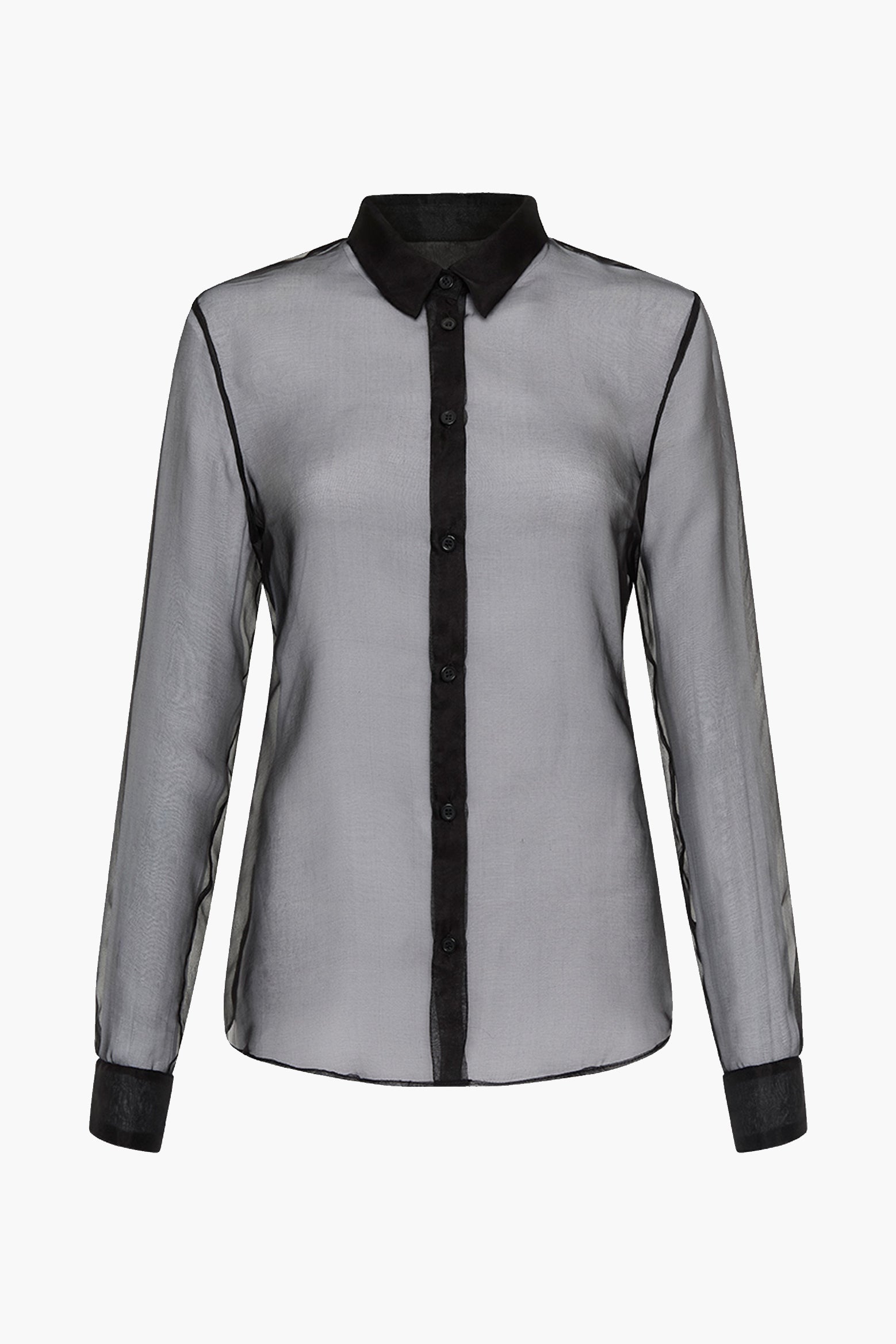 The Esse Organza Shirt in Black available at The New Trend Australia