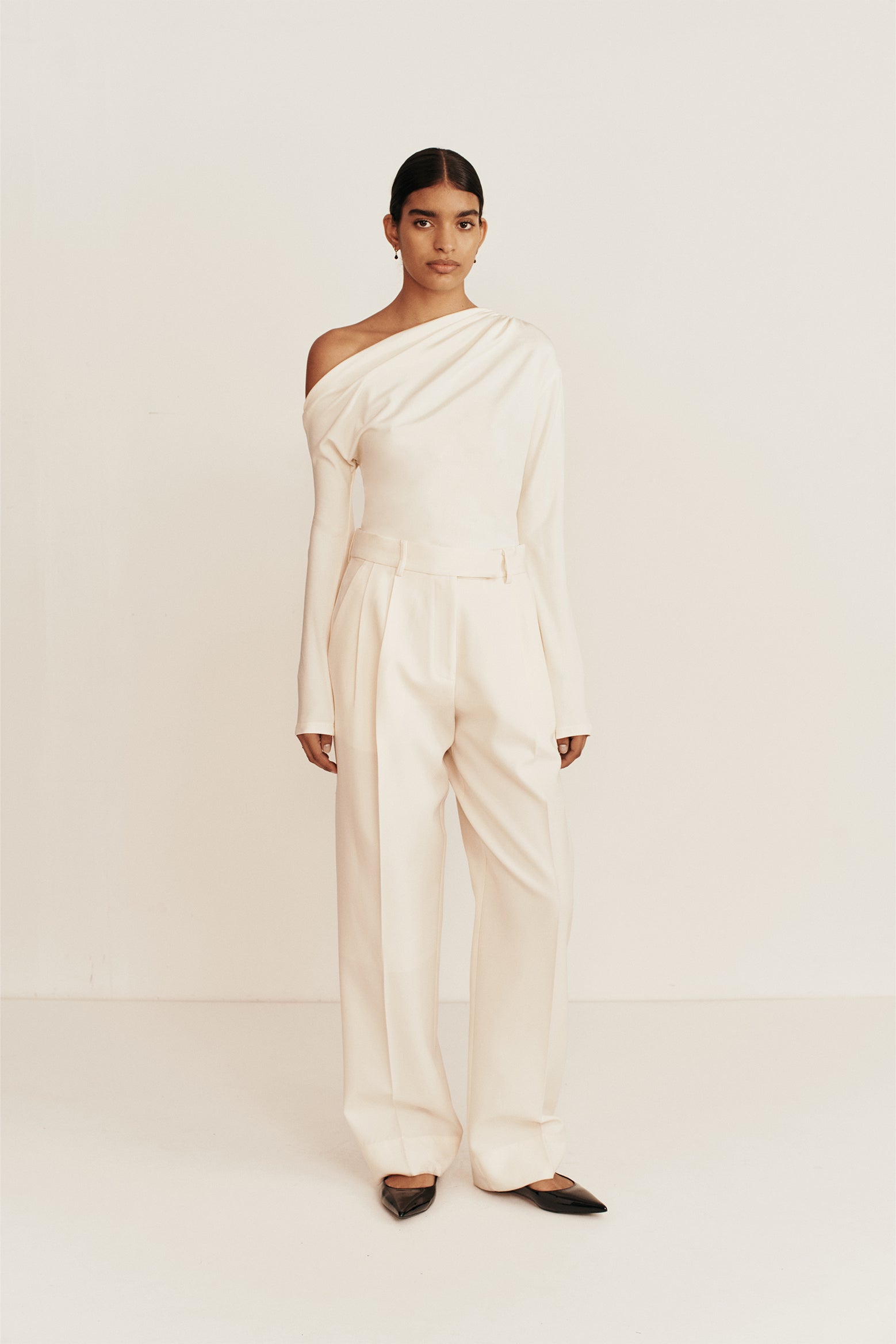 Esse Portia Tailored Trouser in Crema available at The New Trend Australia. 
