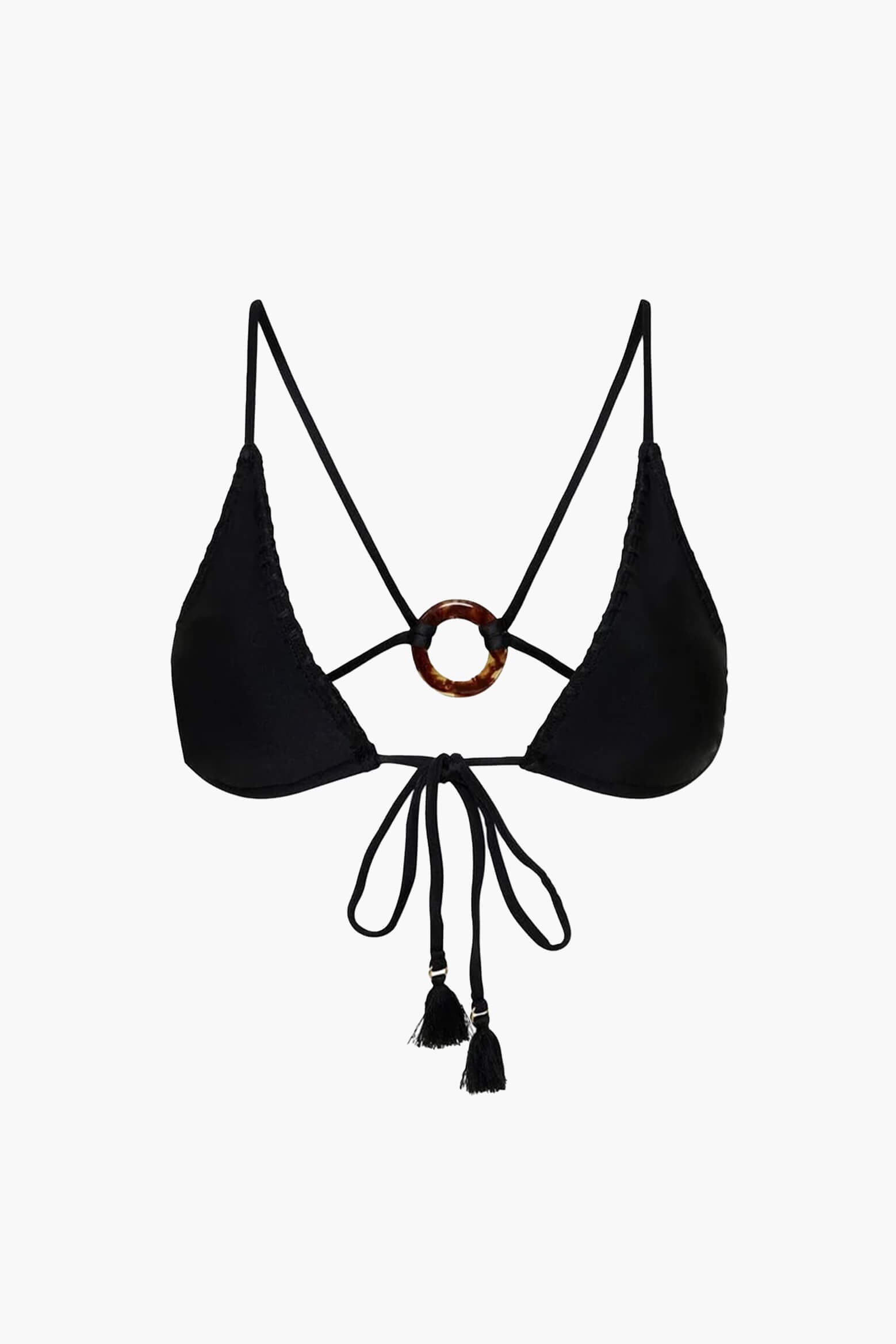 Faithful The Brand Alani Bikini Top in Black available at The New Trend Australia.