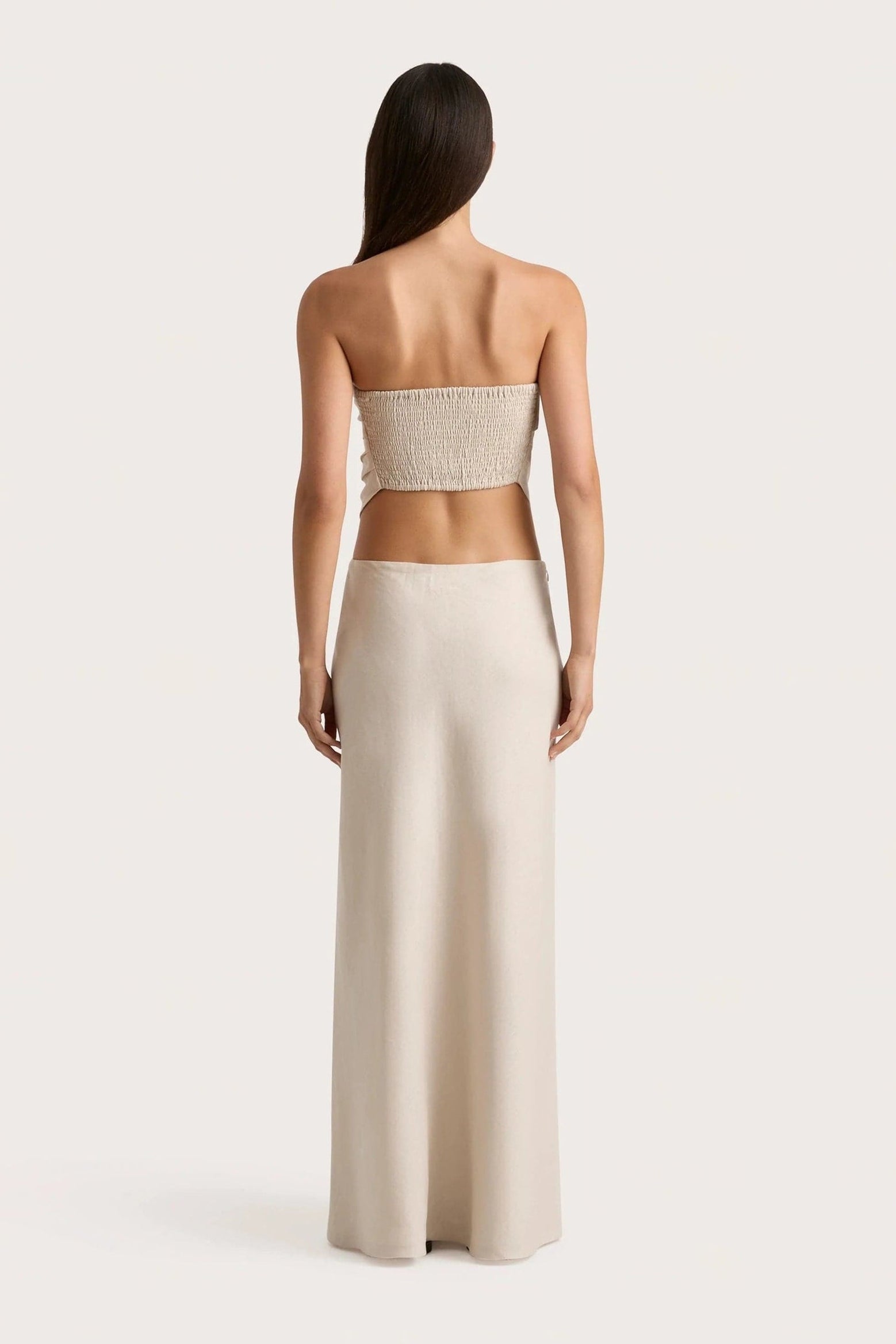 The Faithfull the Brand Antibes Maxi Skirt in Sand available at The New Trend Australia