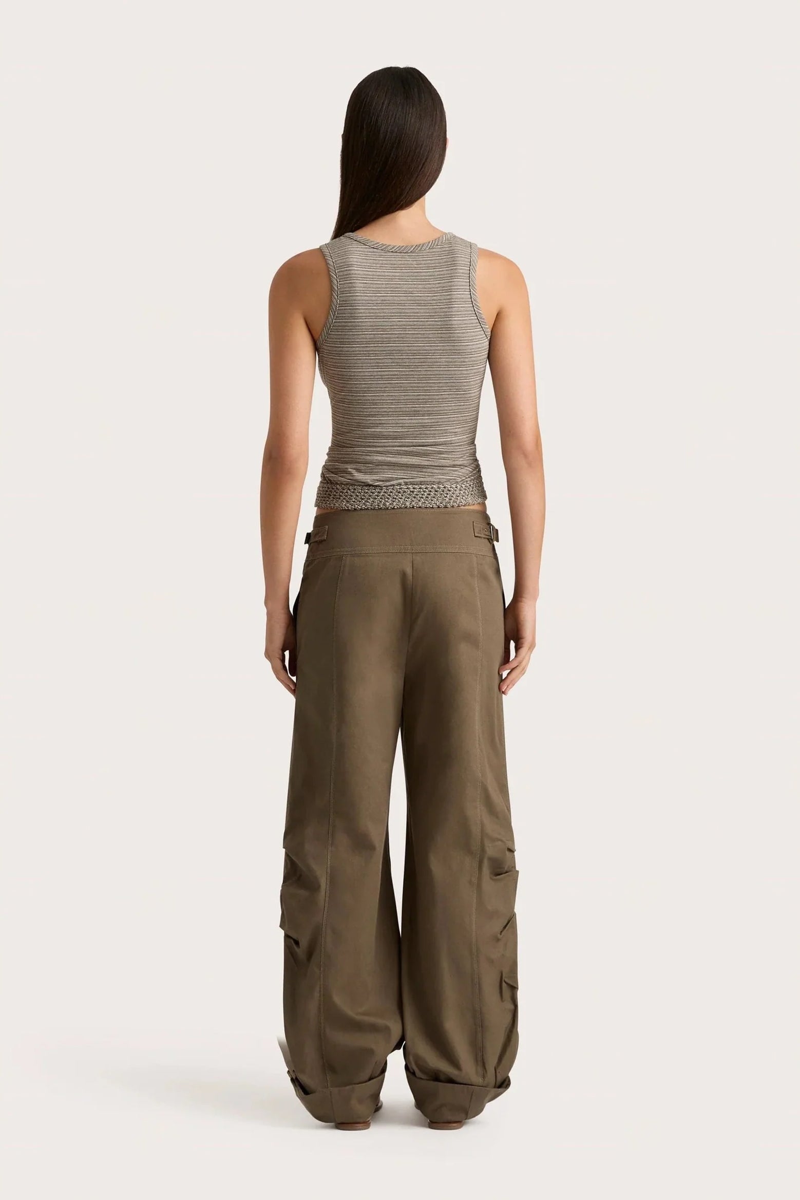 The Calais Pant in Walnut available at The New Trend Australia