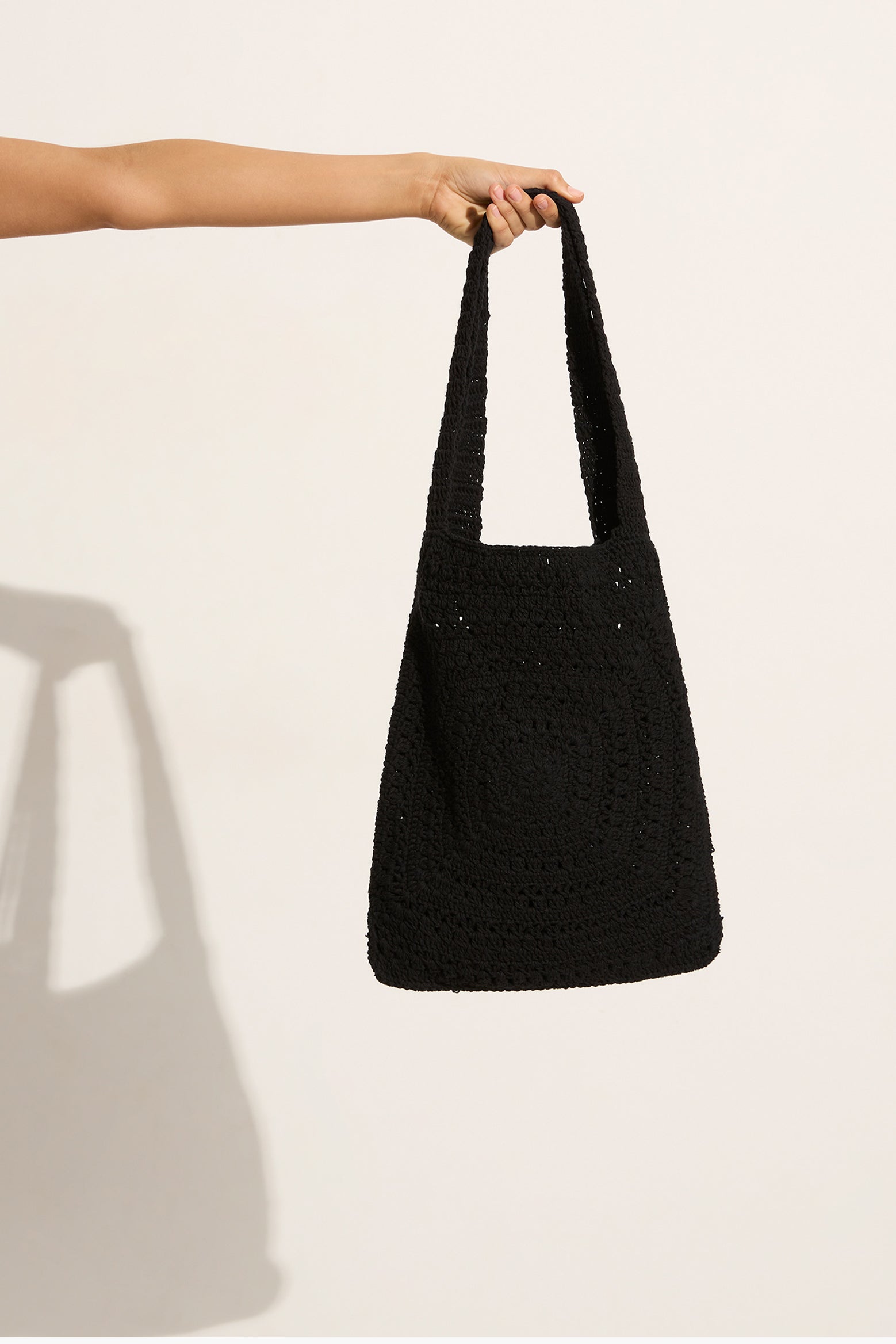 Faithfull The Brand Piccolo Crochet Bag in Black available at The New Trend Australia. 