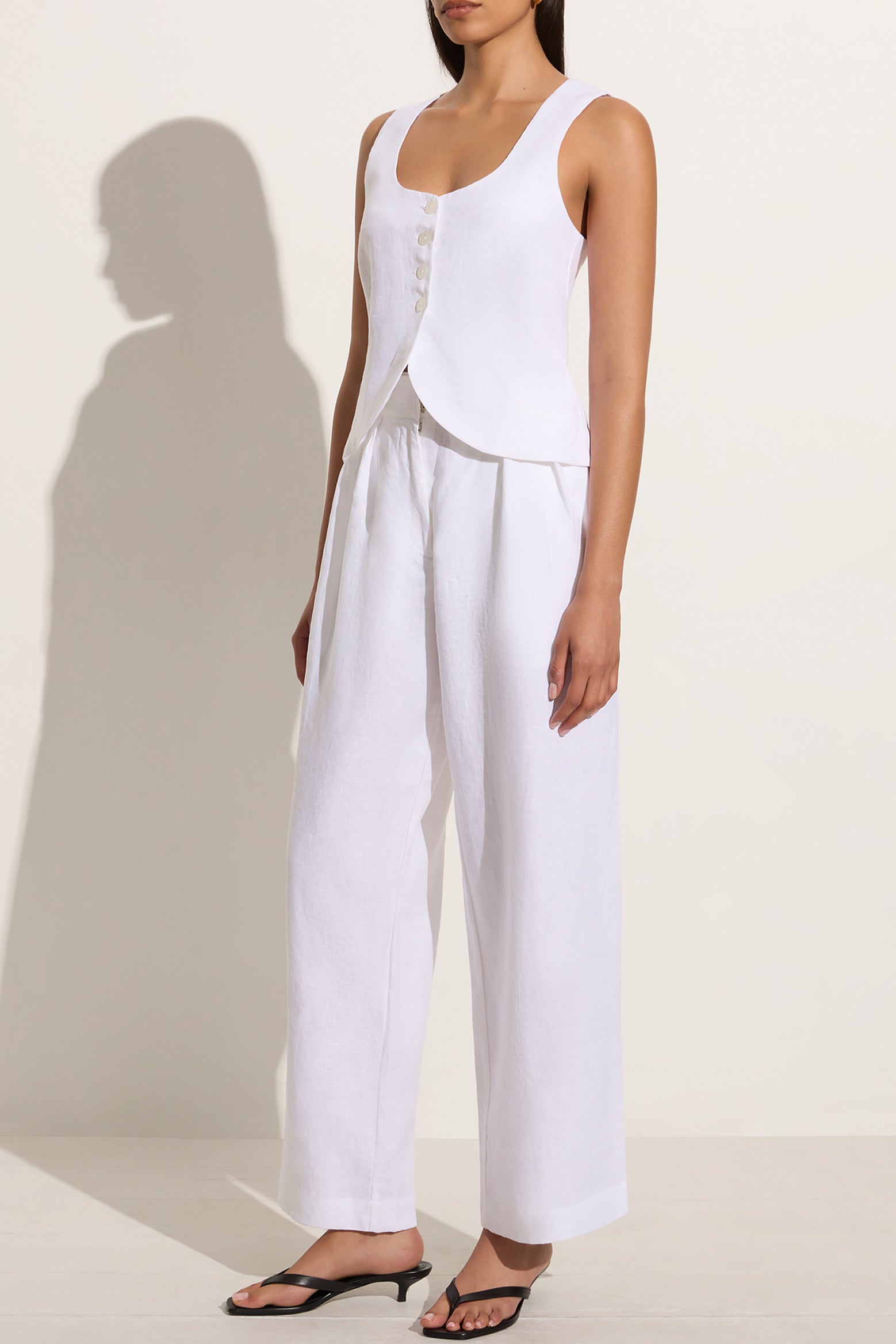 The Faithfull the Brand Duomo Pant in White available at The New Trend Australia
