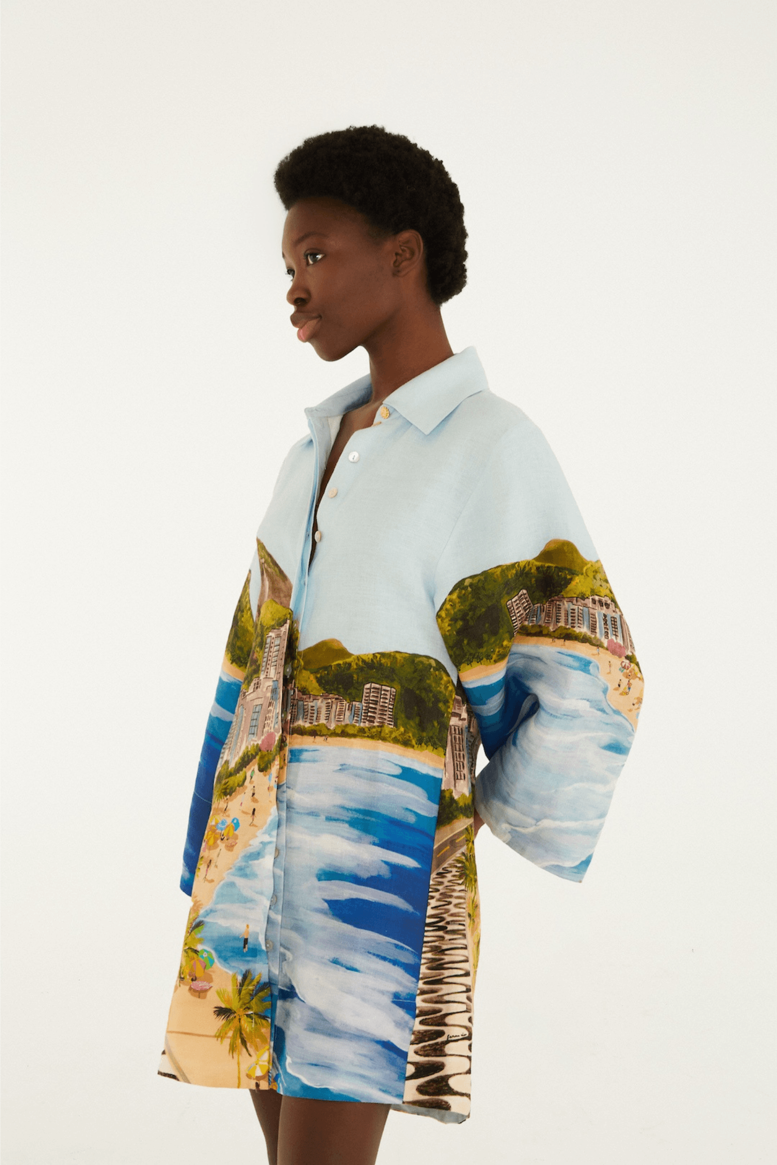 FARM RIO COPACABANA BEACH LONG SLEEVE KIMONO | THE NEW TREND