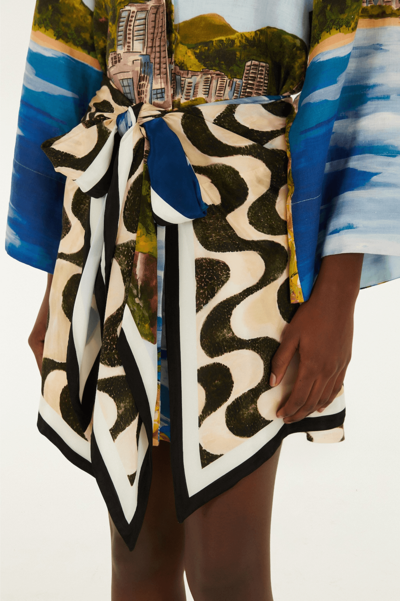 FARM RIO COPACABANA BEACH LONG SLEEVE KIMONO | THE NEW TREND