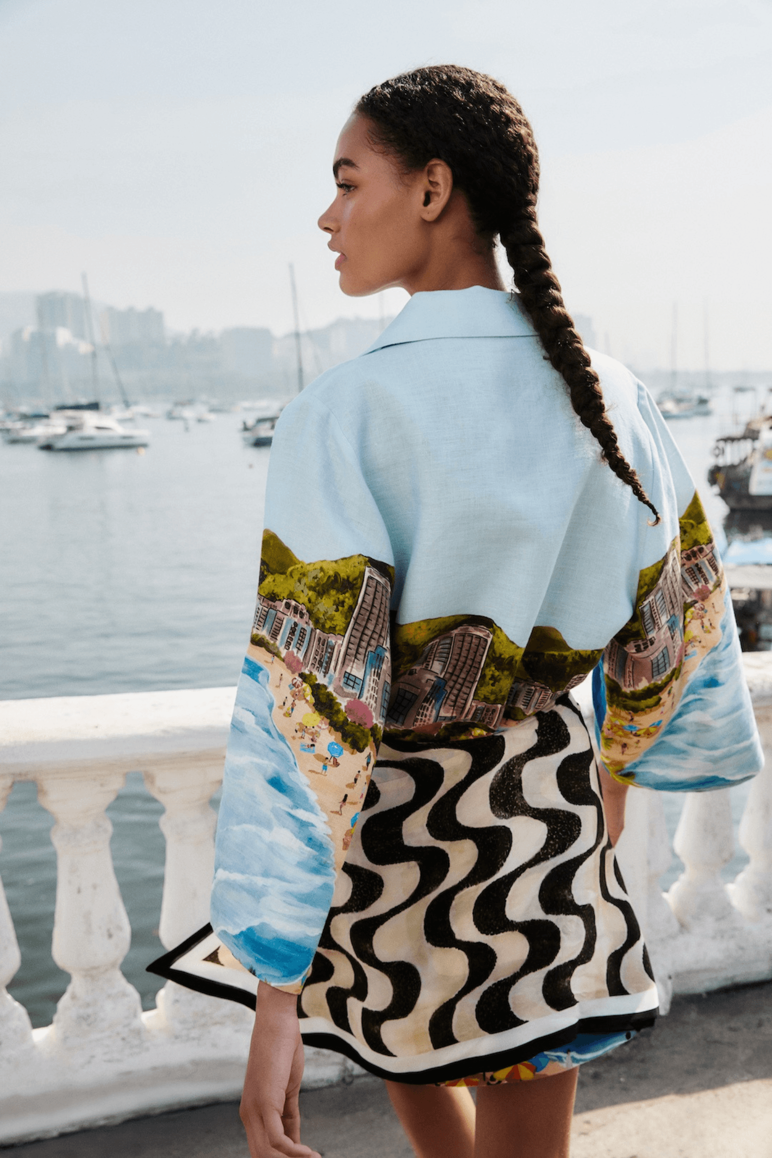 FARM RIO COPACABANA BEACH LONG SLEEVE KIMONO | THE NEW TREND