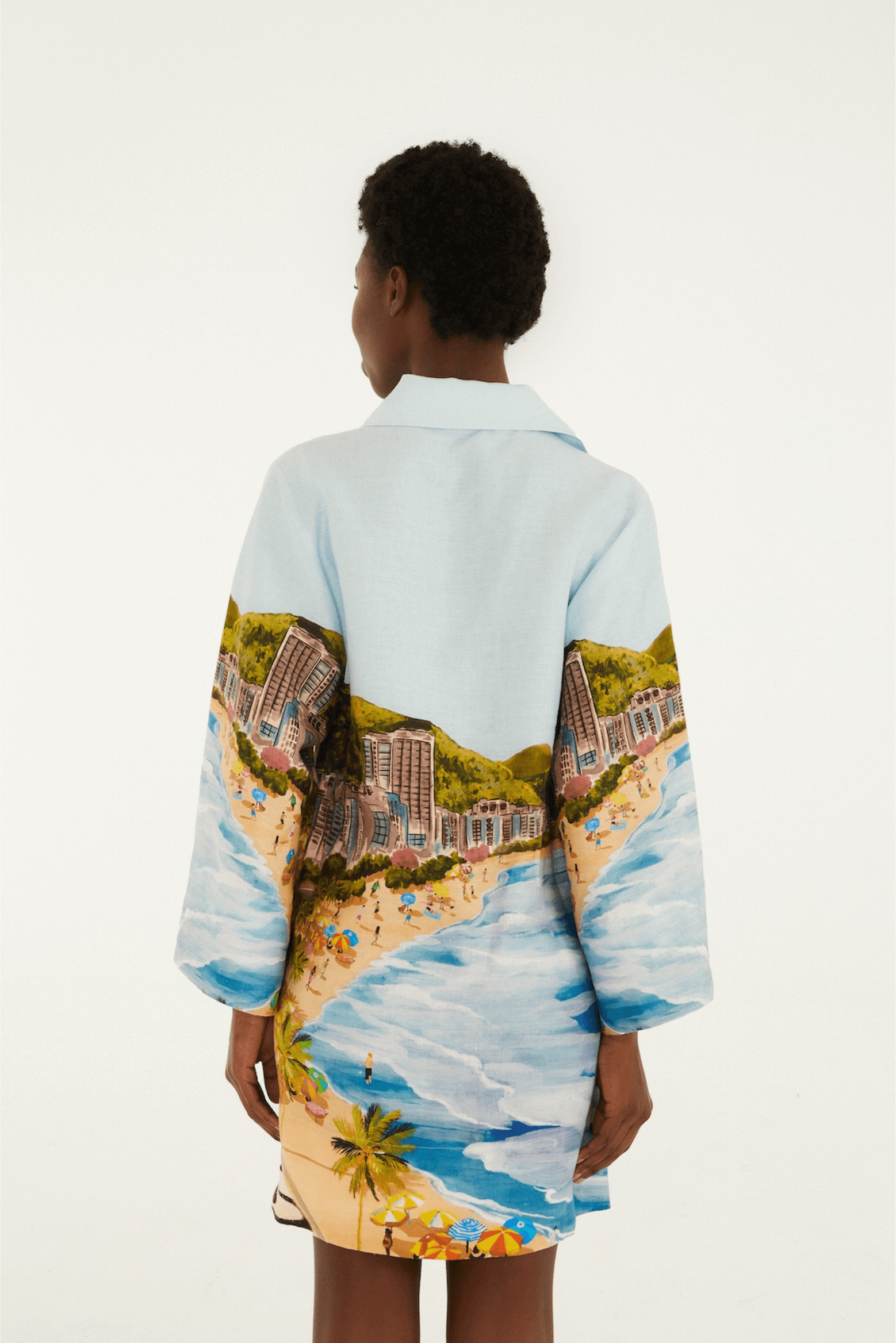 FARM RIO COPACABANA BEACH LONG SLEEVE KIMONO | THE NEW TREND