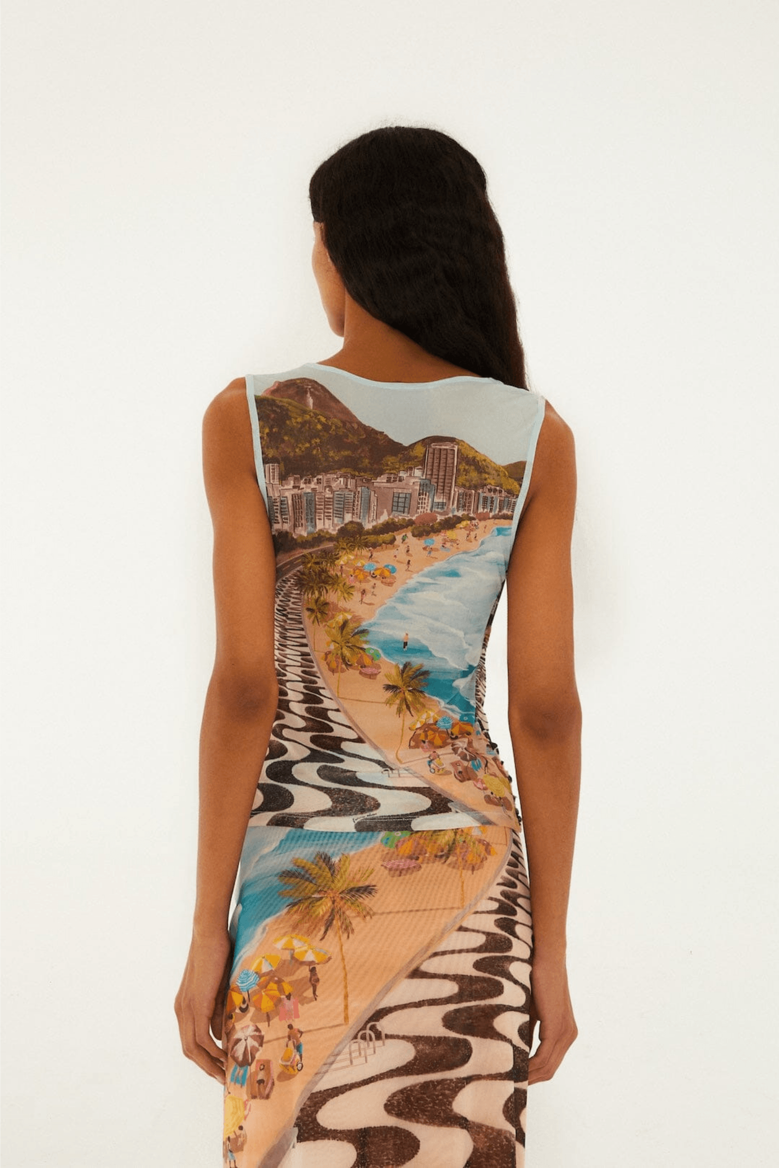 FARM RIO COPACABANA BEACH SLEEVELESS BLOUSE | THE NEW TREND