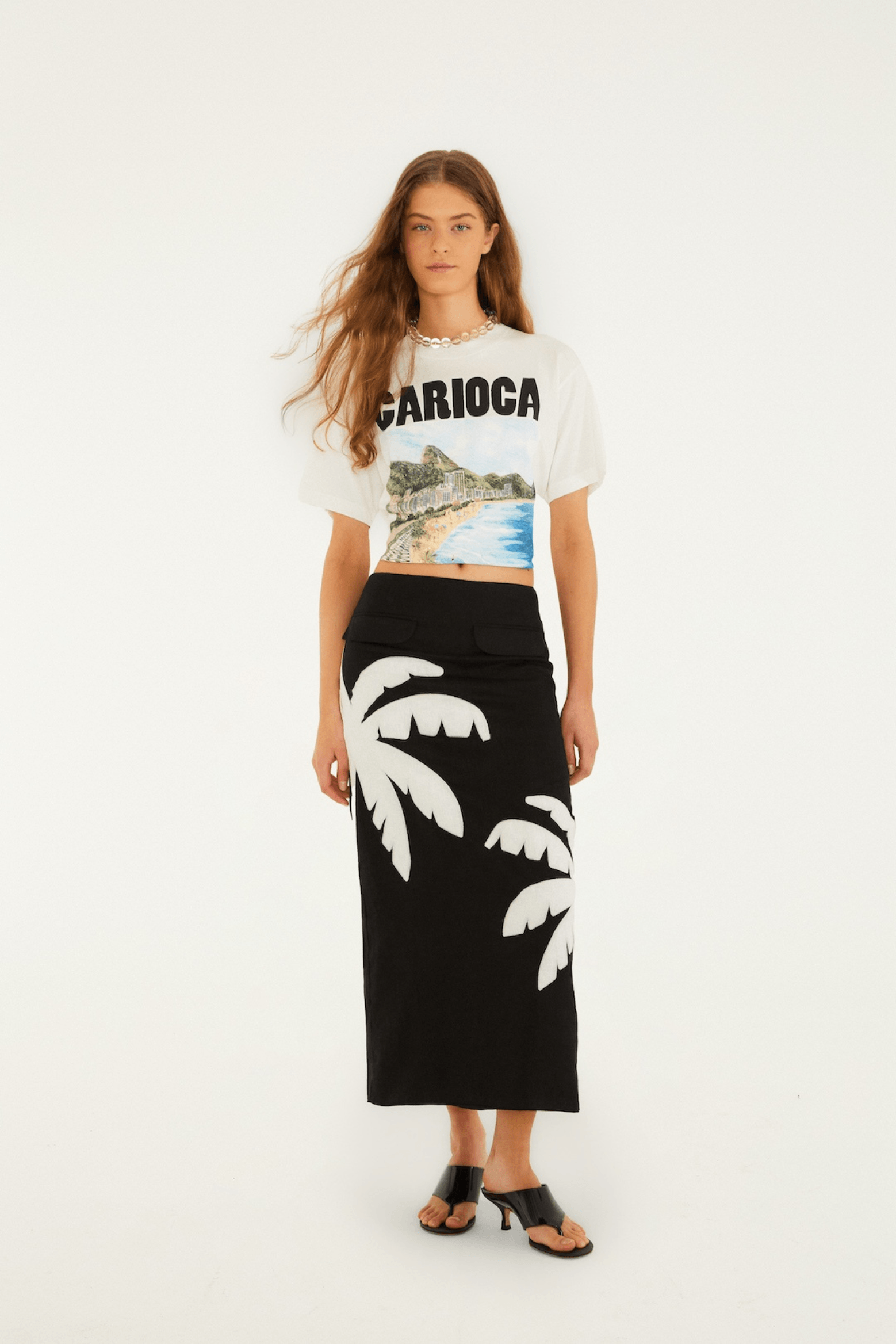 FARM RIO LANDSCAPE CARIOCA RELAXED T-SHIRT | THE NEW TREND