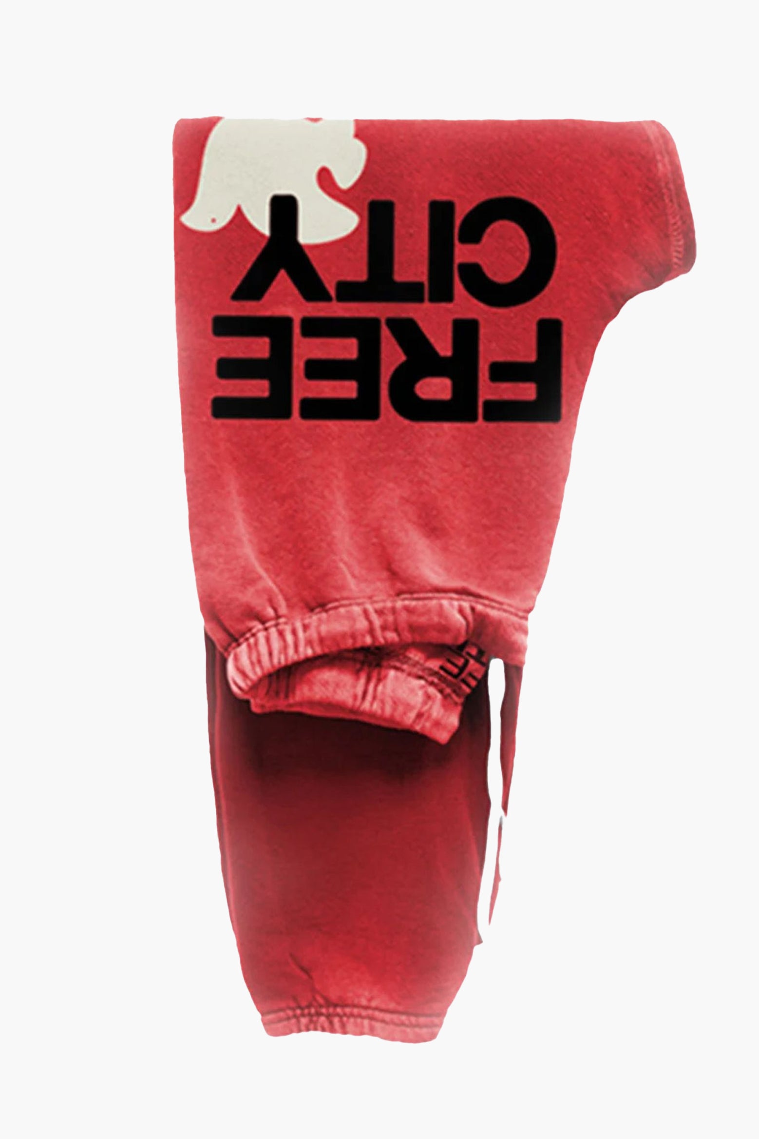 The FREECITY Large Sweatpant in Artyard Red Cream available at The New Trend